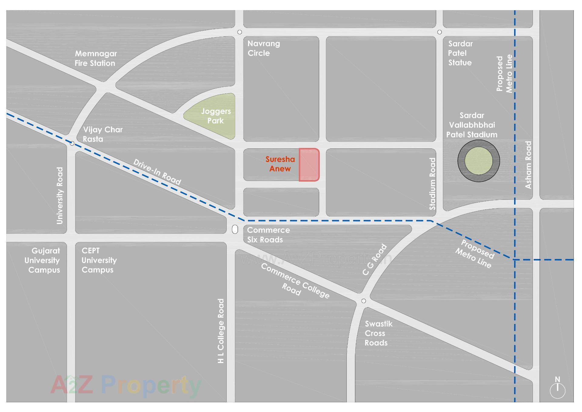  of real estate project Suresha Anew located at Sheikhpur-khanpur-sabarmati, Ahmedabad, Gujarat