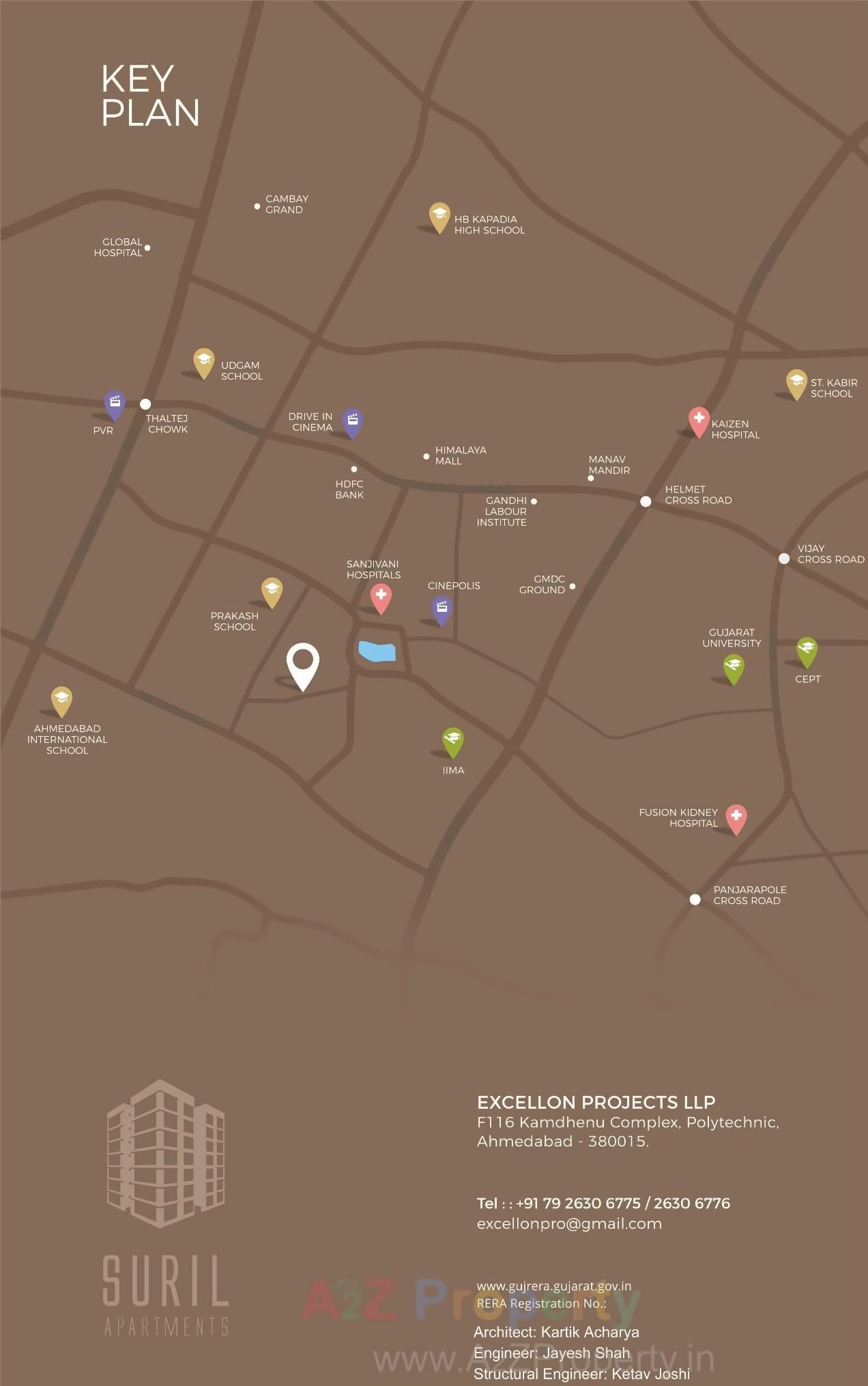  of real estate project Suril Apartments located at Vstrapur, Ahmedabad, Gujarat