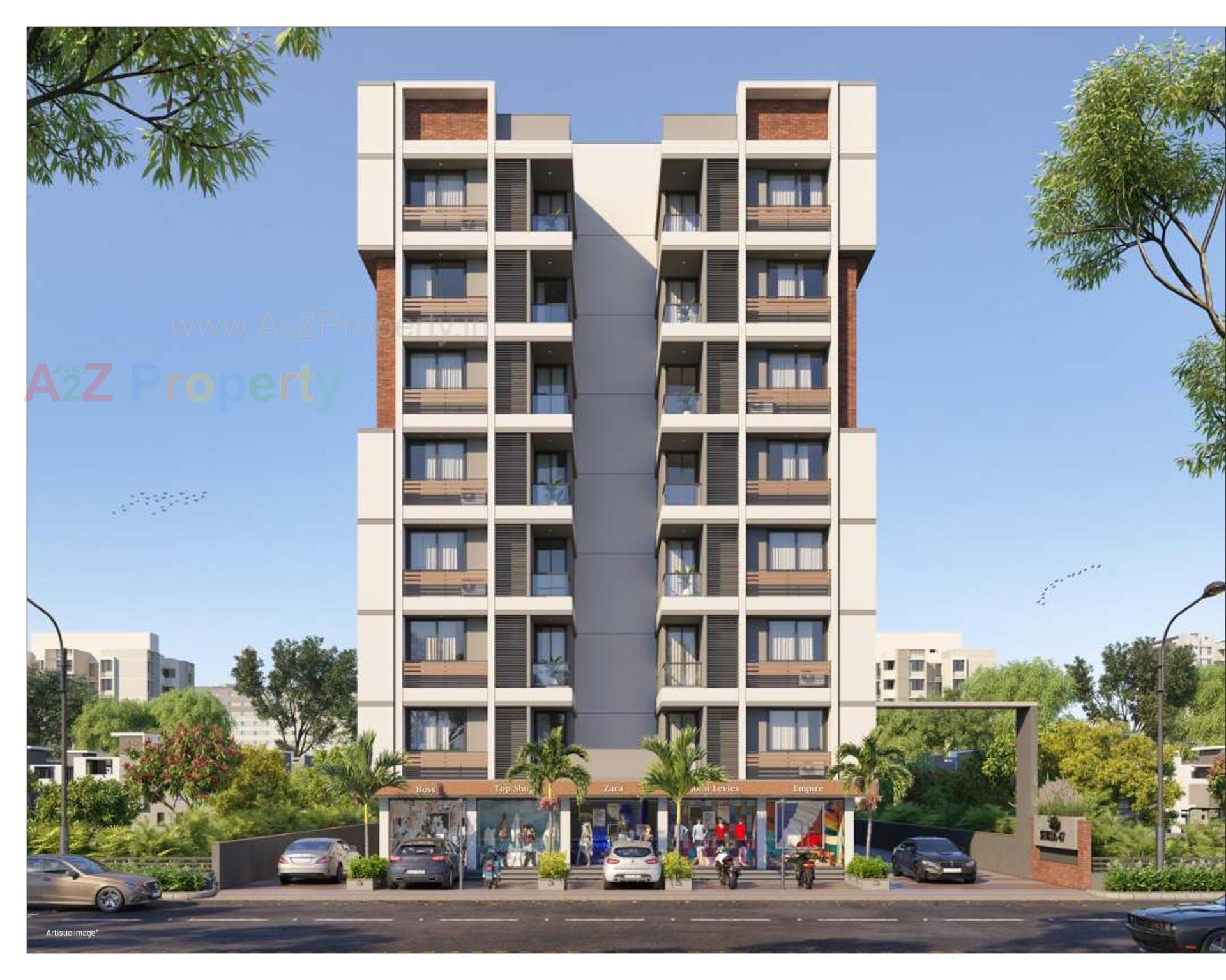 3D Elevation of real estate project Surya located at Singarva, Ahmedabad, Gujarat