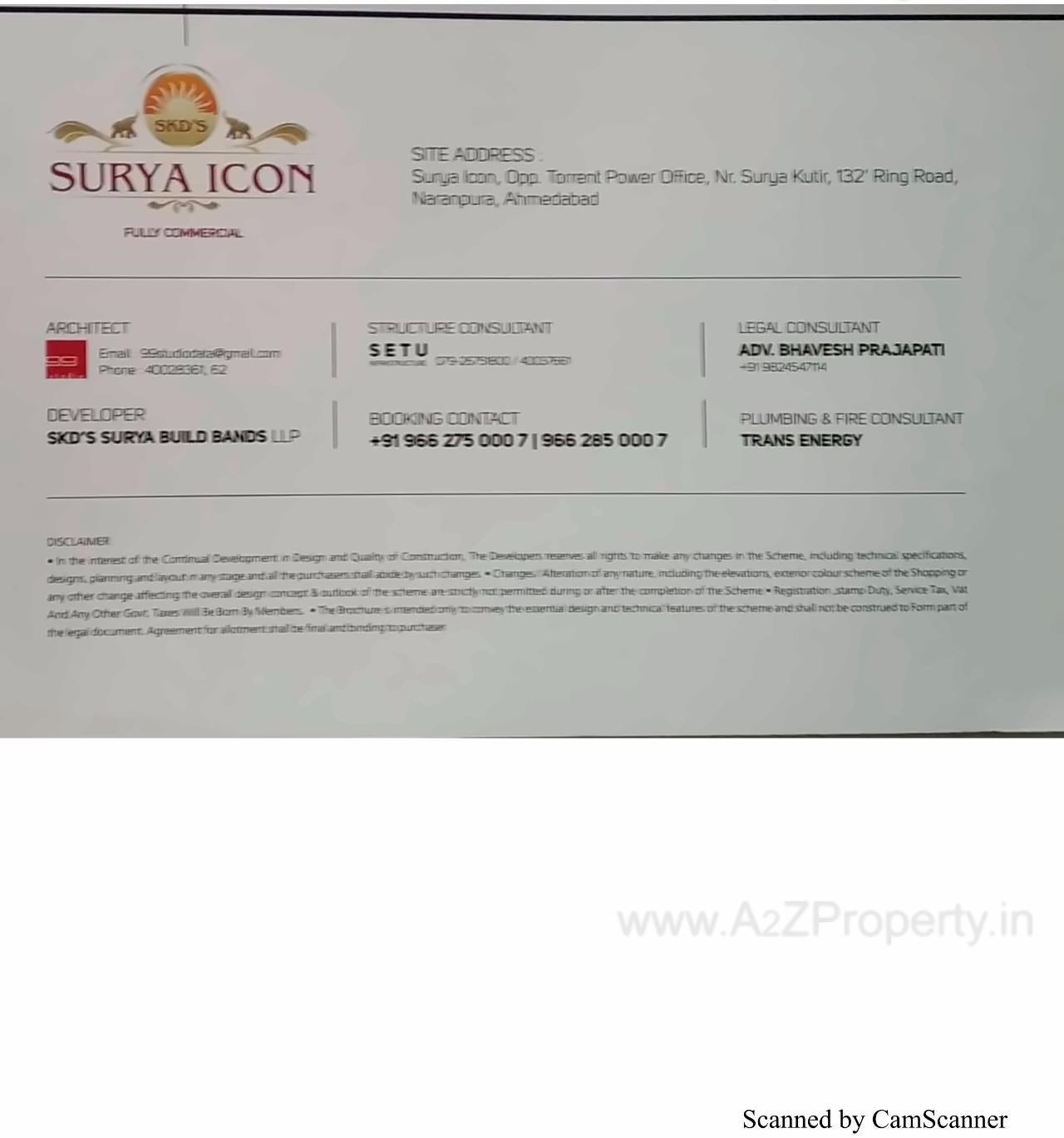  of real estate project Surya Icon located at Memnagar, Ahmedabad, Gujarat