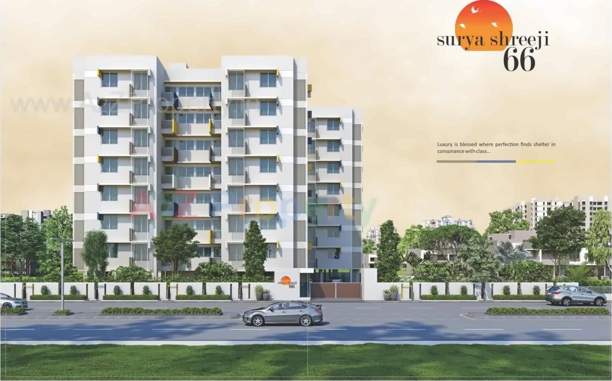 3D Elevation of real estate project Surya Shreeji located at City, Ahmedabad, Gujarat