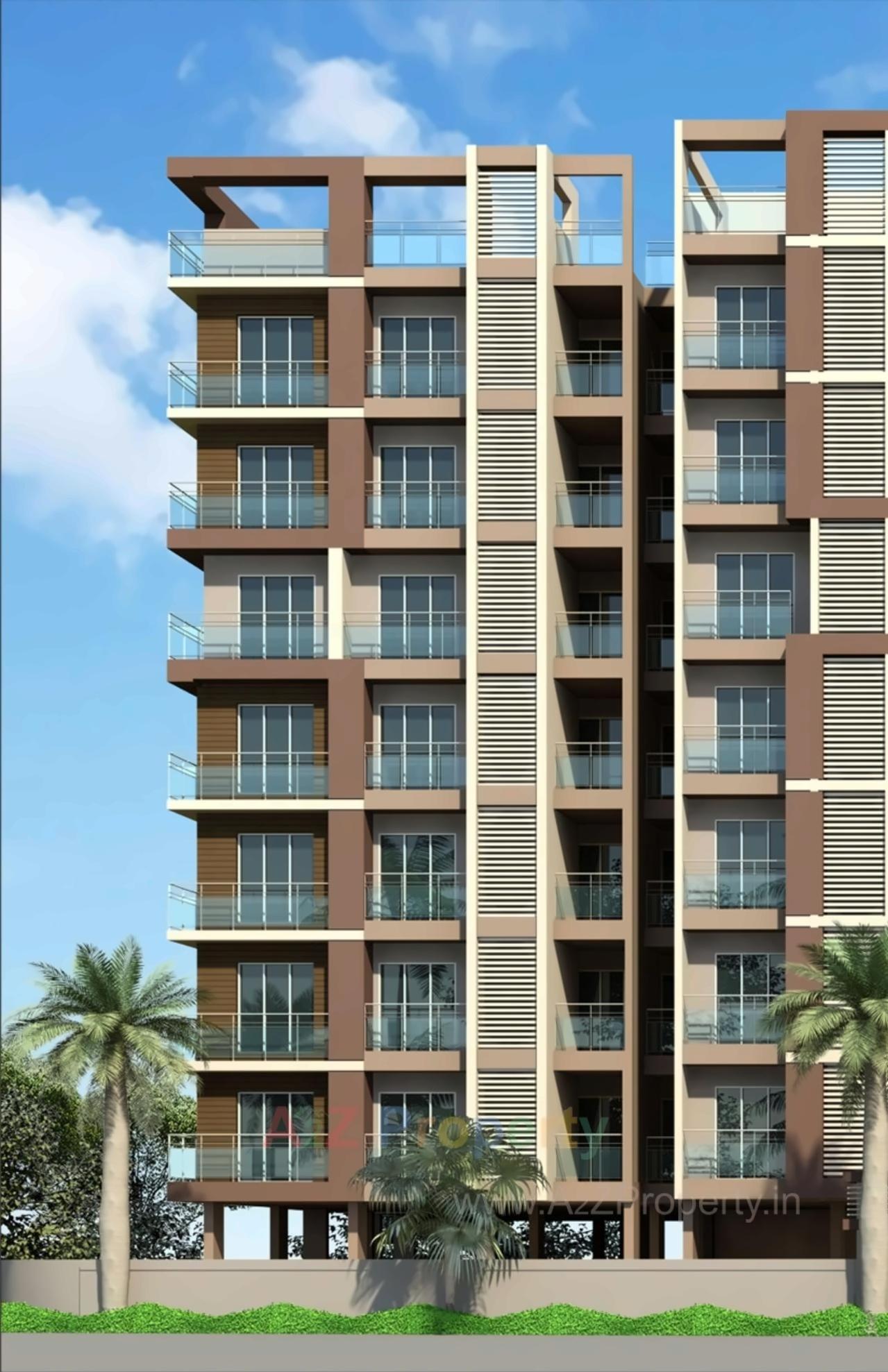 3D Elevation of real estate project Suryakamal Residency located at Ahmedabad, Ahmedabad, Gujarat