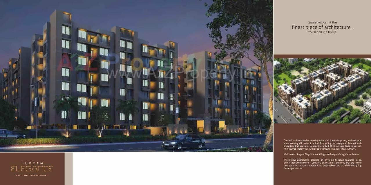 3D Elevation of real estate project Suryam Elegance located at Odhav, Ahmedabad, Gujarat