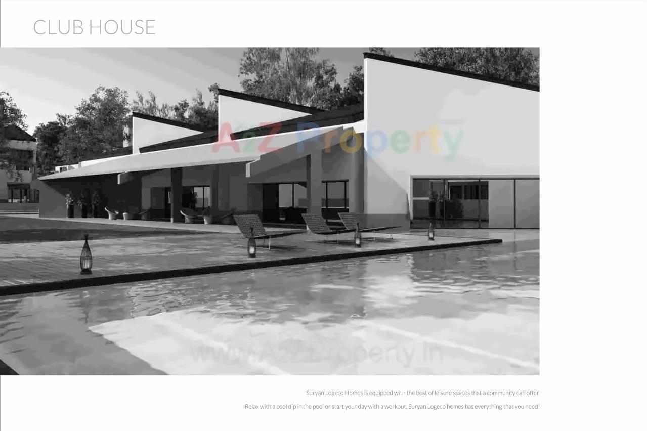 3D Elevation of real estate project Suryan Logeco Homes located at Makarba, Ahmedabad, Gujarat