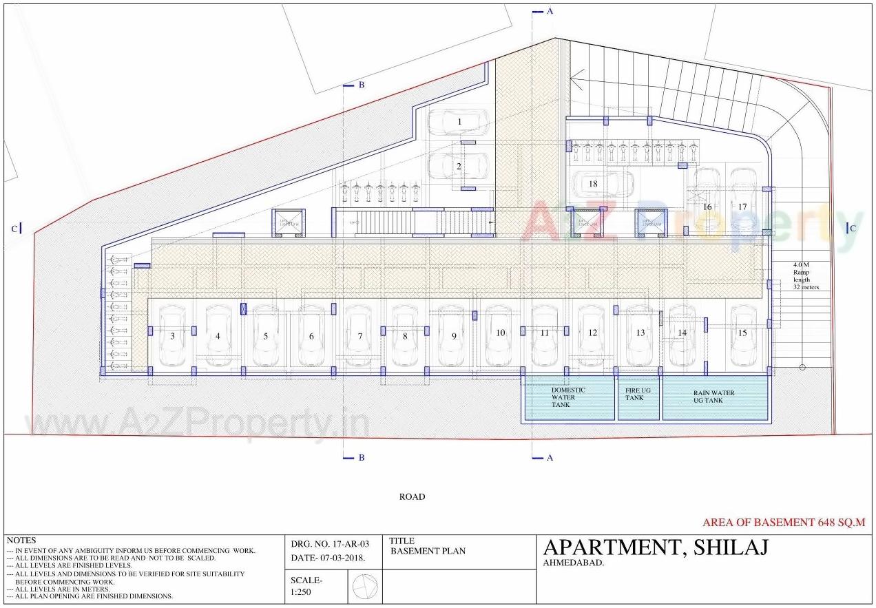 Layout of real estate project Suryansh Elegance located at Shilaj, Ahmedabad, Gujarat