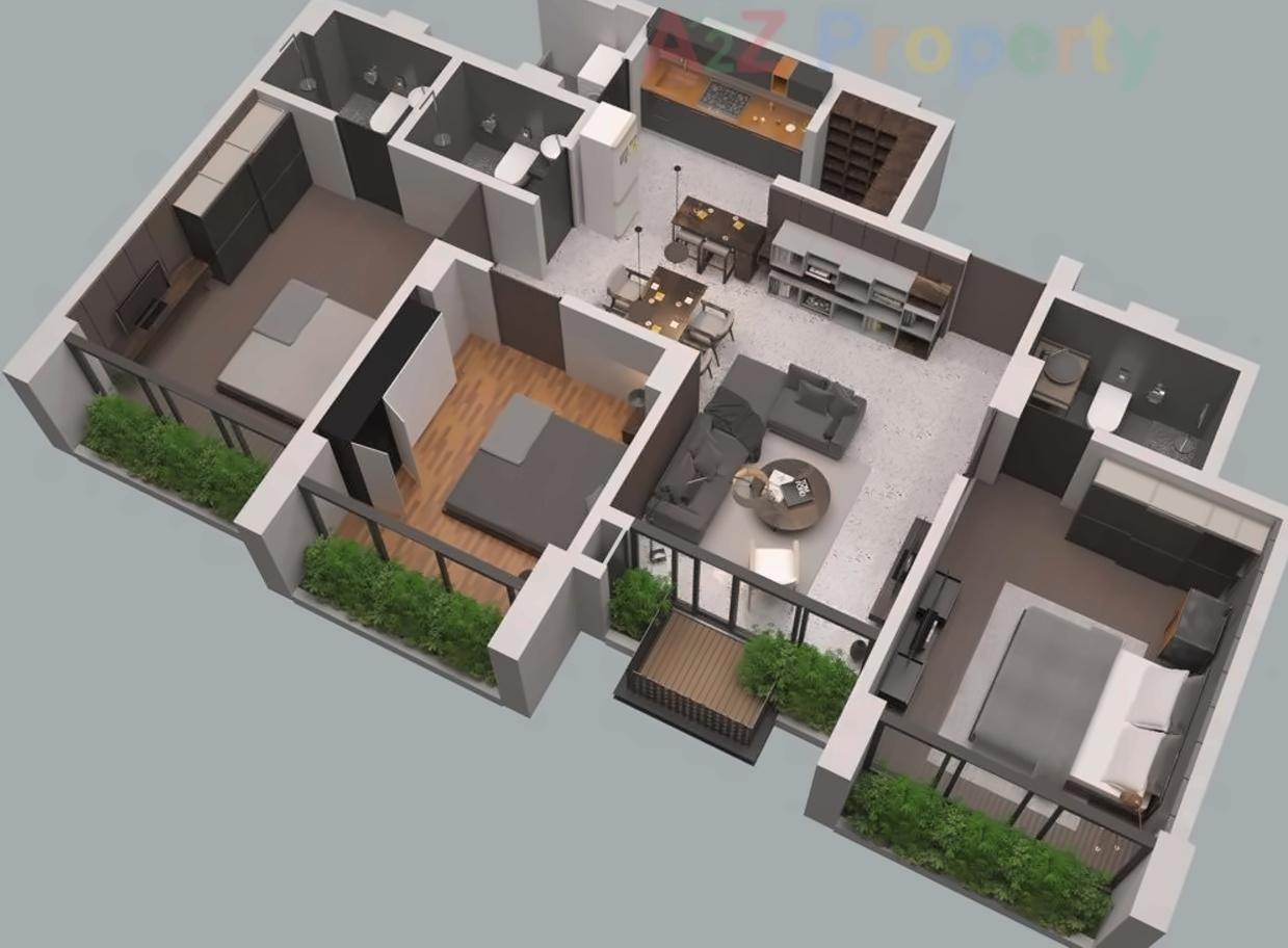 Layout of real estate project Suryansh Elegance located at Shilaj, Ahmedabad, Gujarat