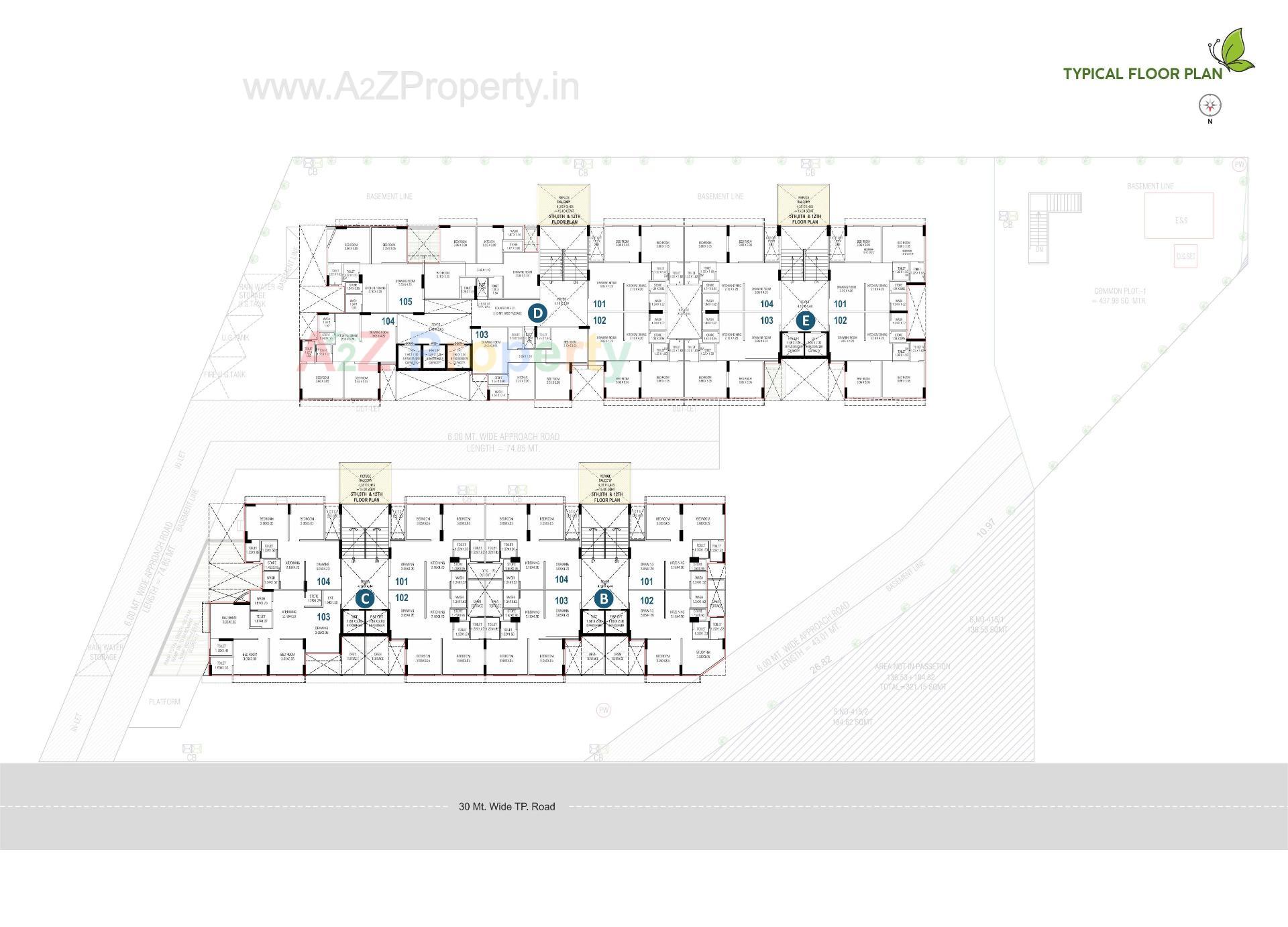 Layout of real estate project Suryansh Sanidhya (shivalaya) located at Ahmedabad, Ahmedabad, Gujarat