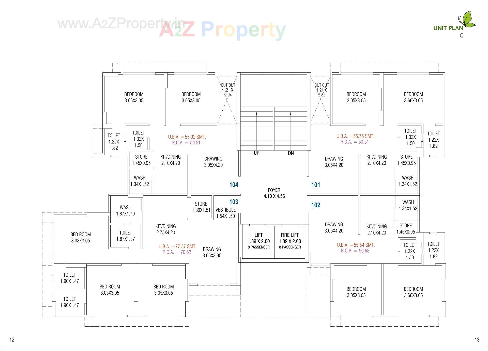 Layout of real estate project Suryansh Sanidhya (shivalaya) located at Ahmedabad, Ahmedabad, Gujarat