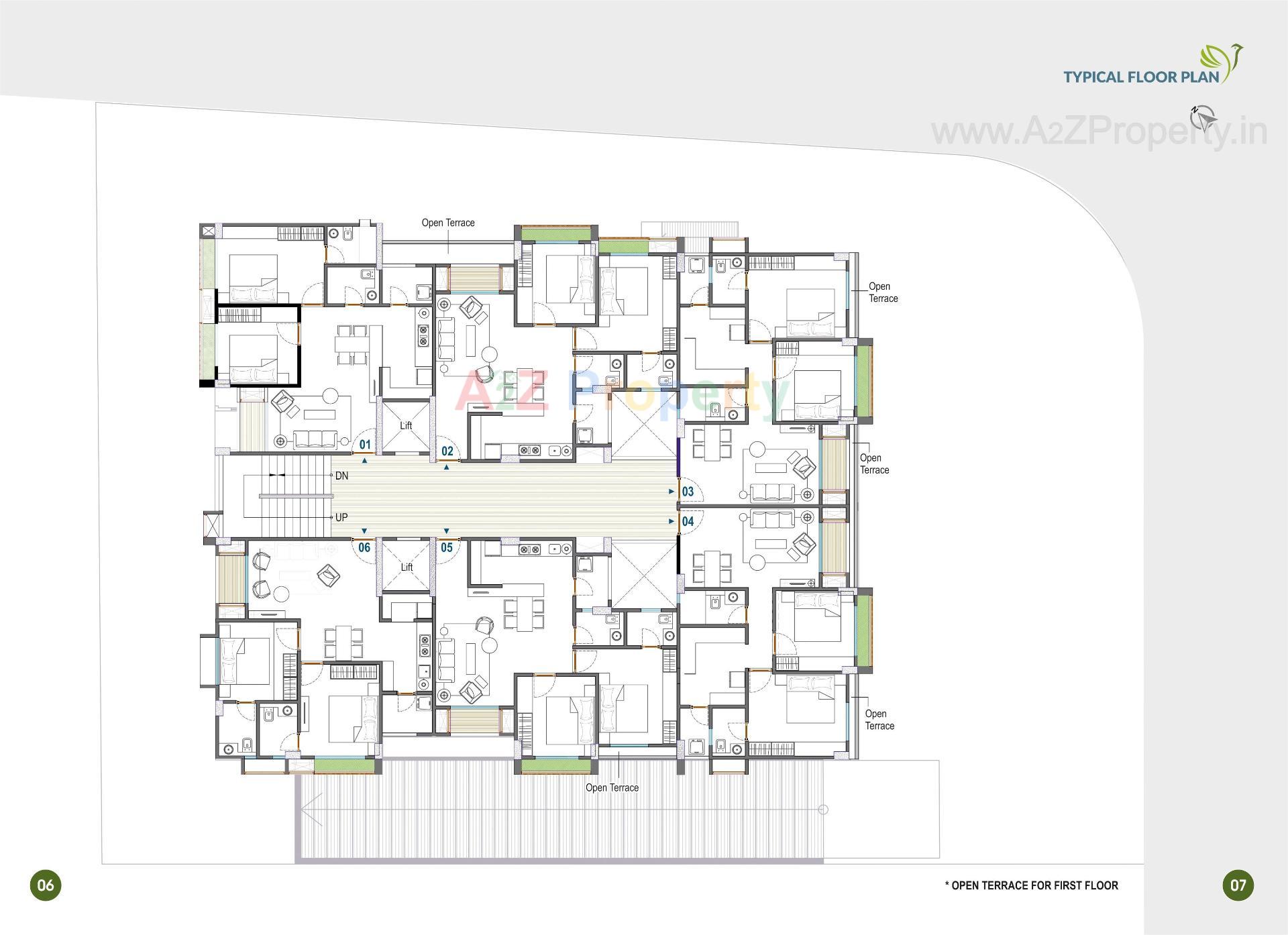 Layout of real estate project Suryansh Serenity located at Muthiya, Ahmedabad, Gujarat