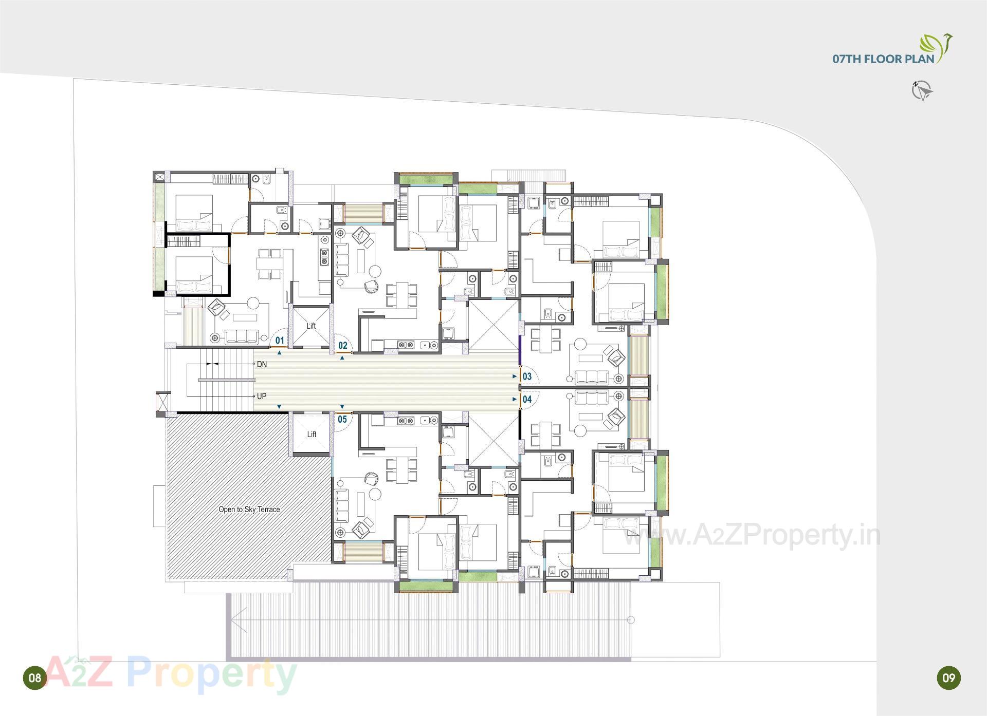 Layout of real estate project Suryansh Serenity located at Muthiya, Ahmedabad, Gujarat
