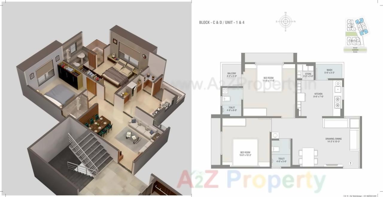Layout of real estate project Suryansh Solitaire located at Shilaj, Ahmedabad, Gujarat