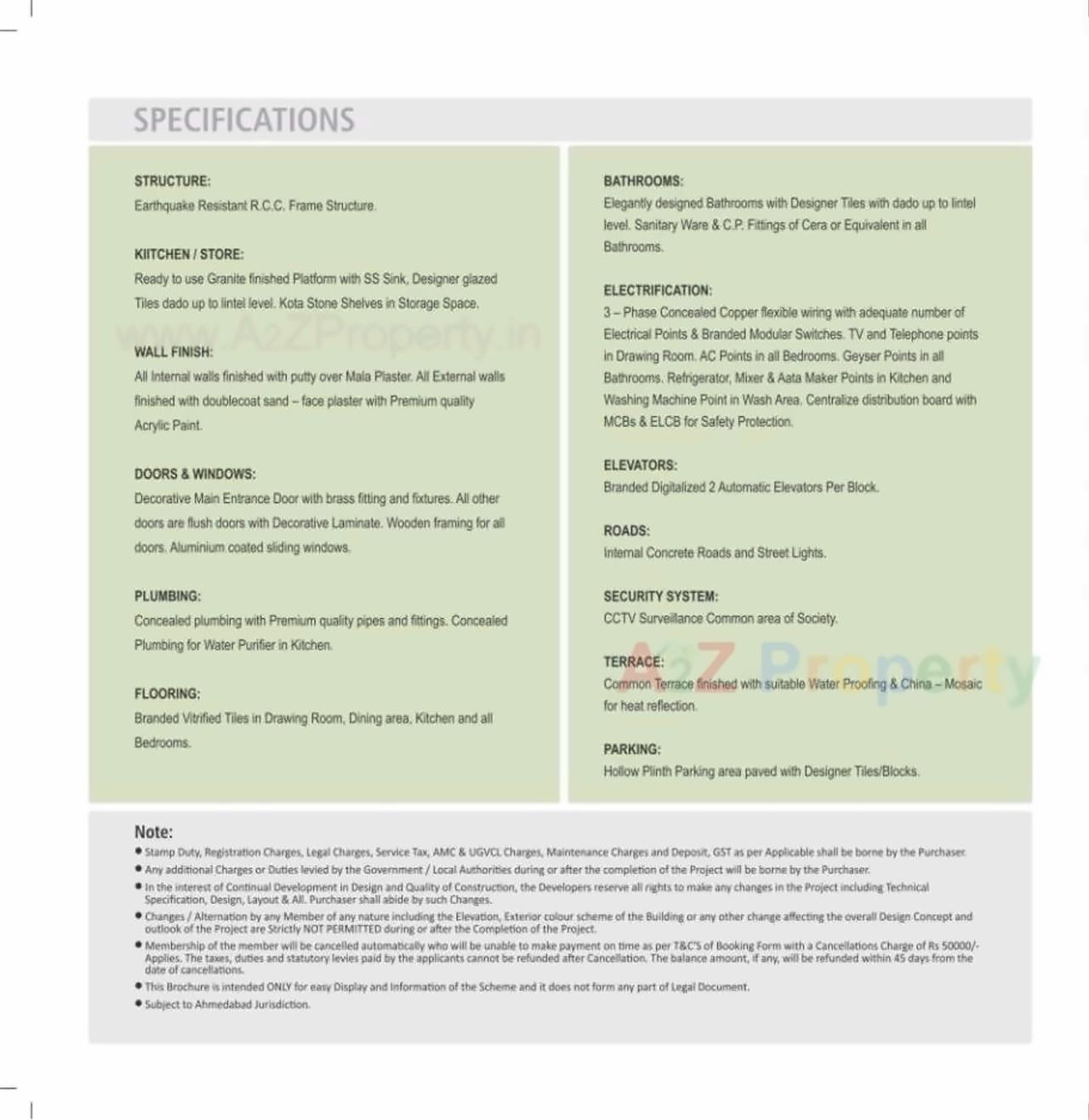 Project Specifications