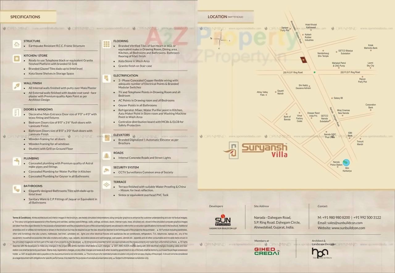  of real estate project Suryansh Villa located at Muthiya, Ahmedabad, Gujarat