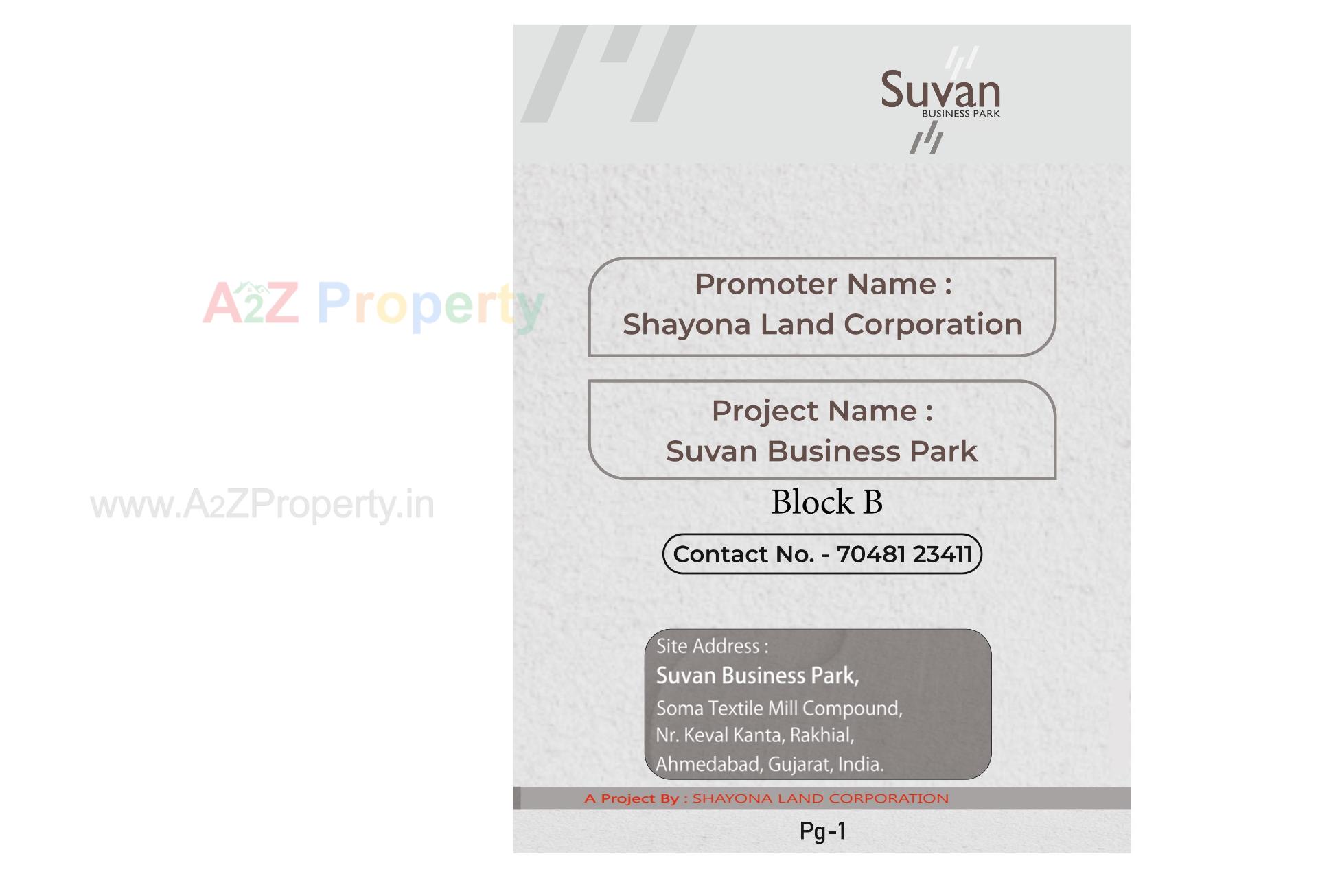  of real estate project Suvan Business Park located at Rakhial, Ahmedabad, Gujarat