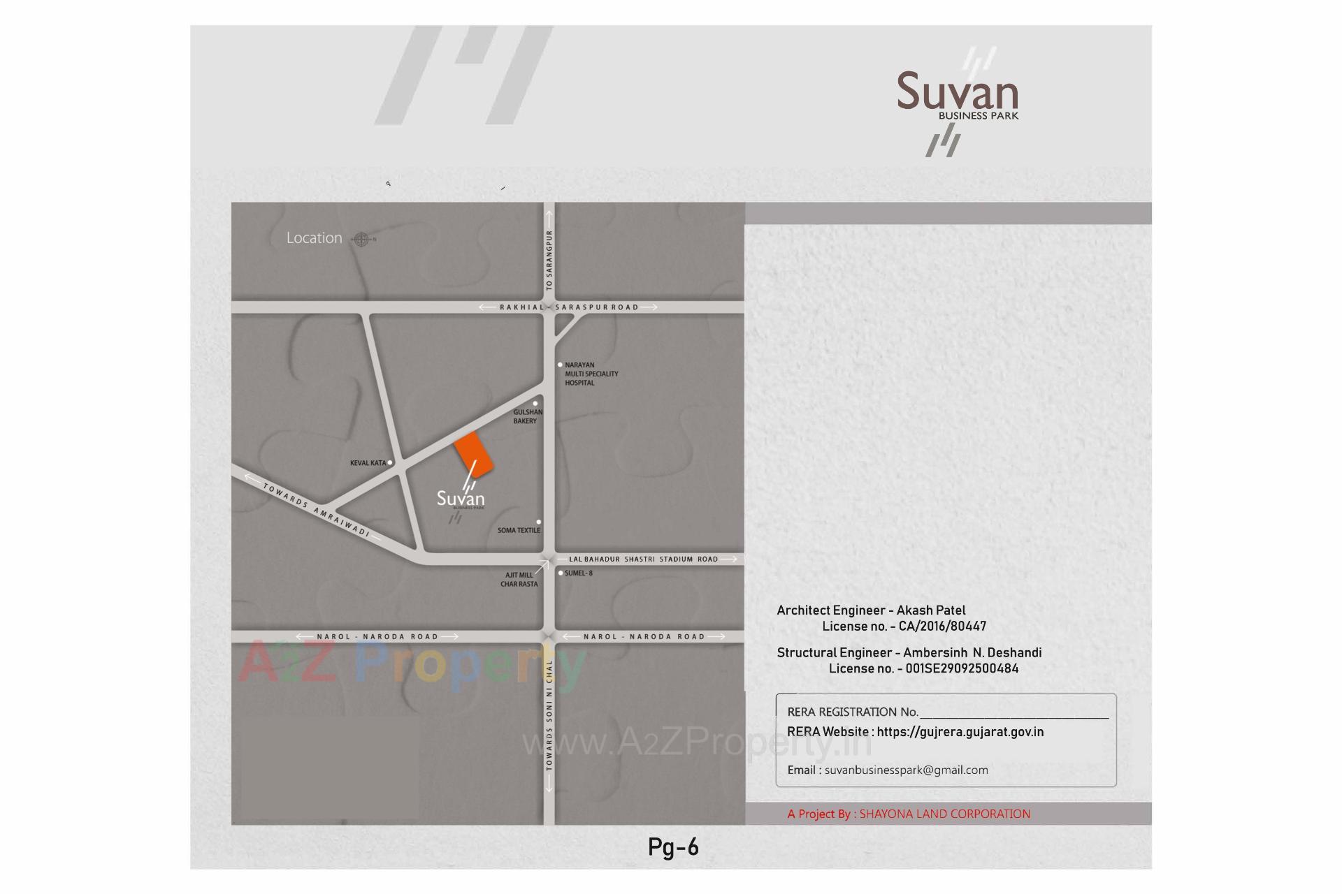  of real estate project Suvan Business Park located at Rakhial, Ahmedabad, Gujarat