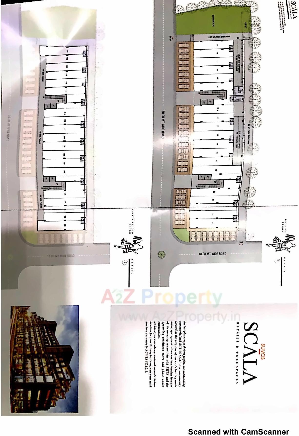 Layout of real estate project Suvas Scala located at Nikol, Ahmedabad, Gujarat