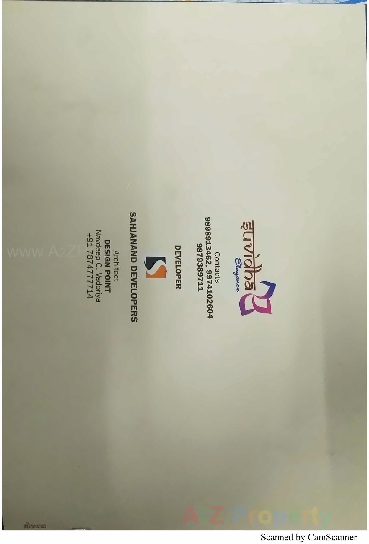  of real estate project Suvidha Elegance located at Singrva, Ahmedabad, Gujarat