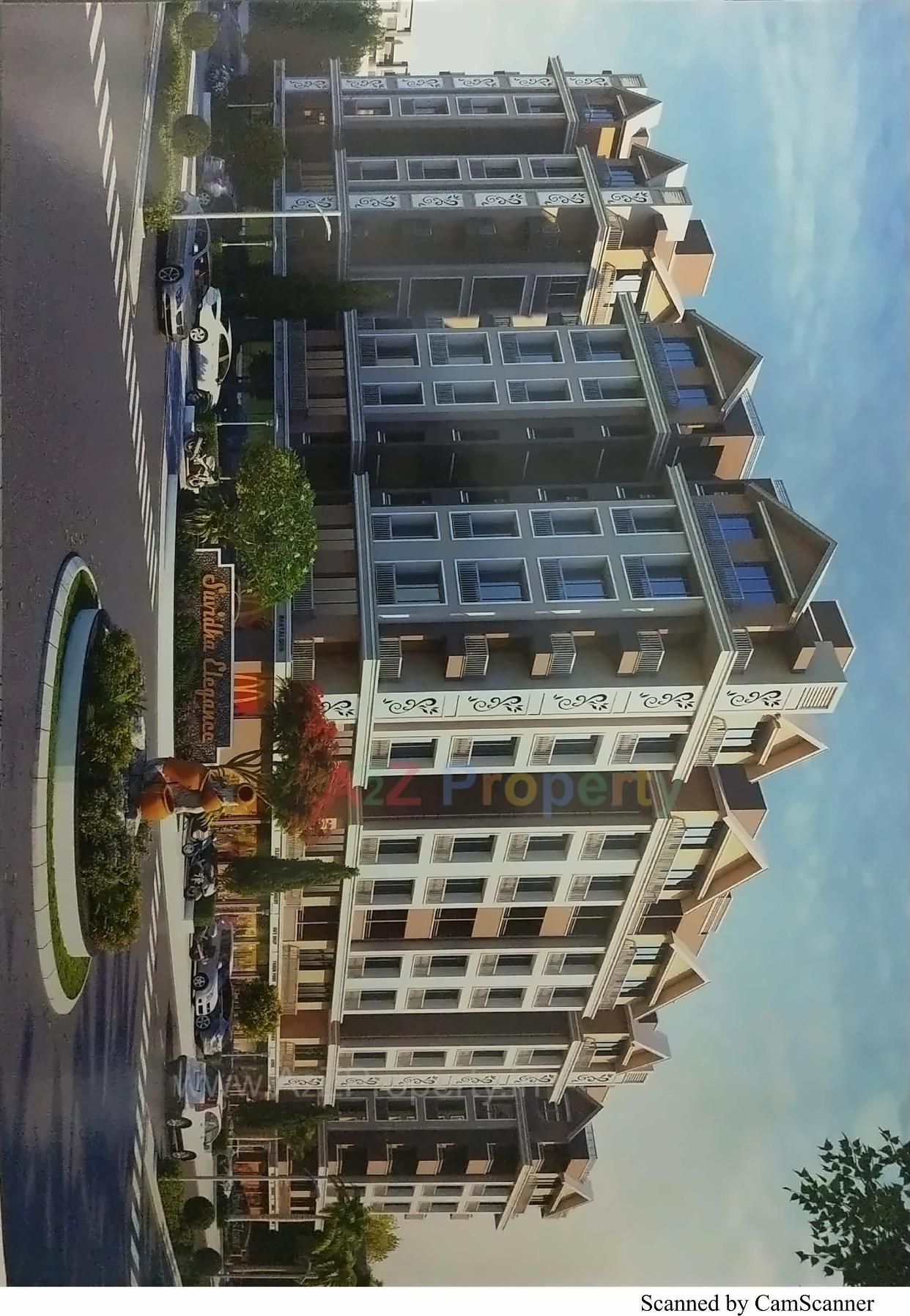 3D Elevation of real estate project Suvidha Elegance located at Singrva, Ahmedabad, Gujarat