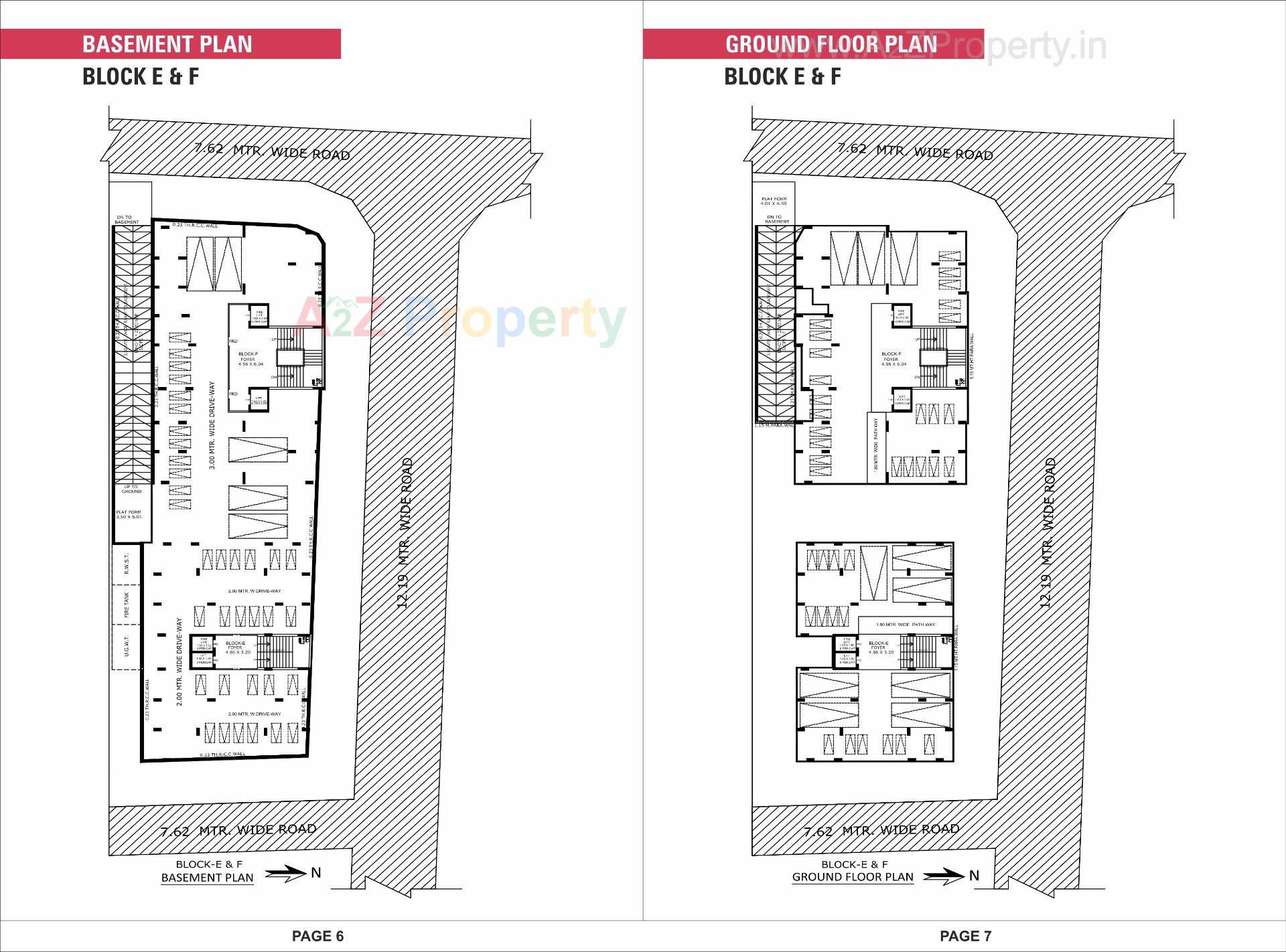 Layout of real estate project Suviral Apartment located at Ranip, Ahmedabad, Gujarat