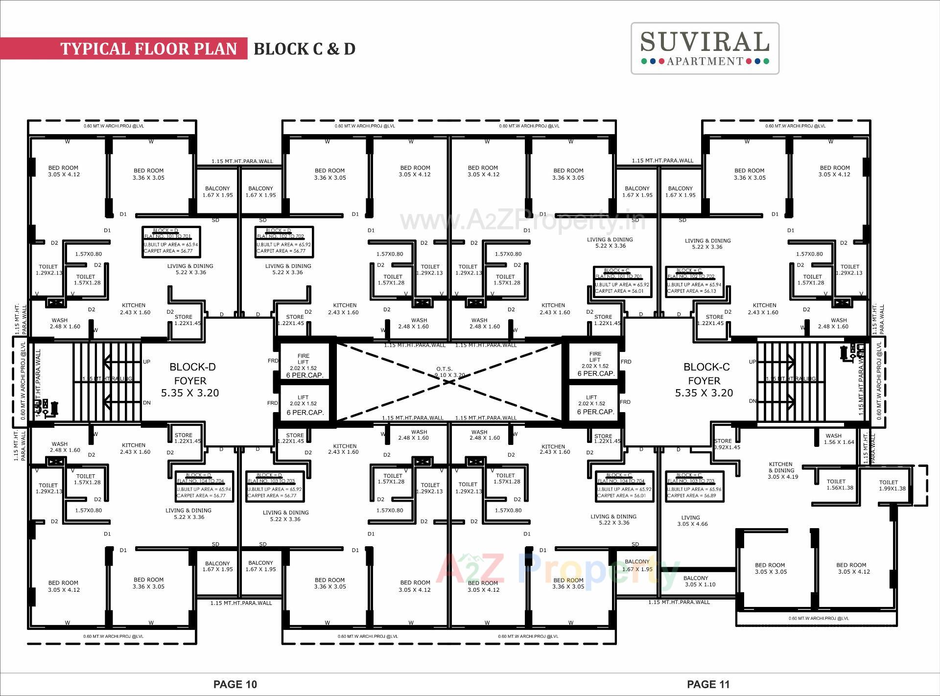 Layout of real estate project Suviral Apartment located at Ranip, Ahmedabad, Gujarat