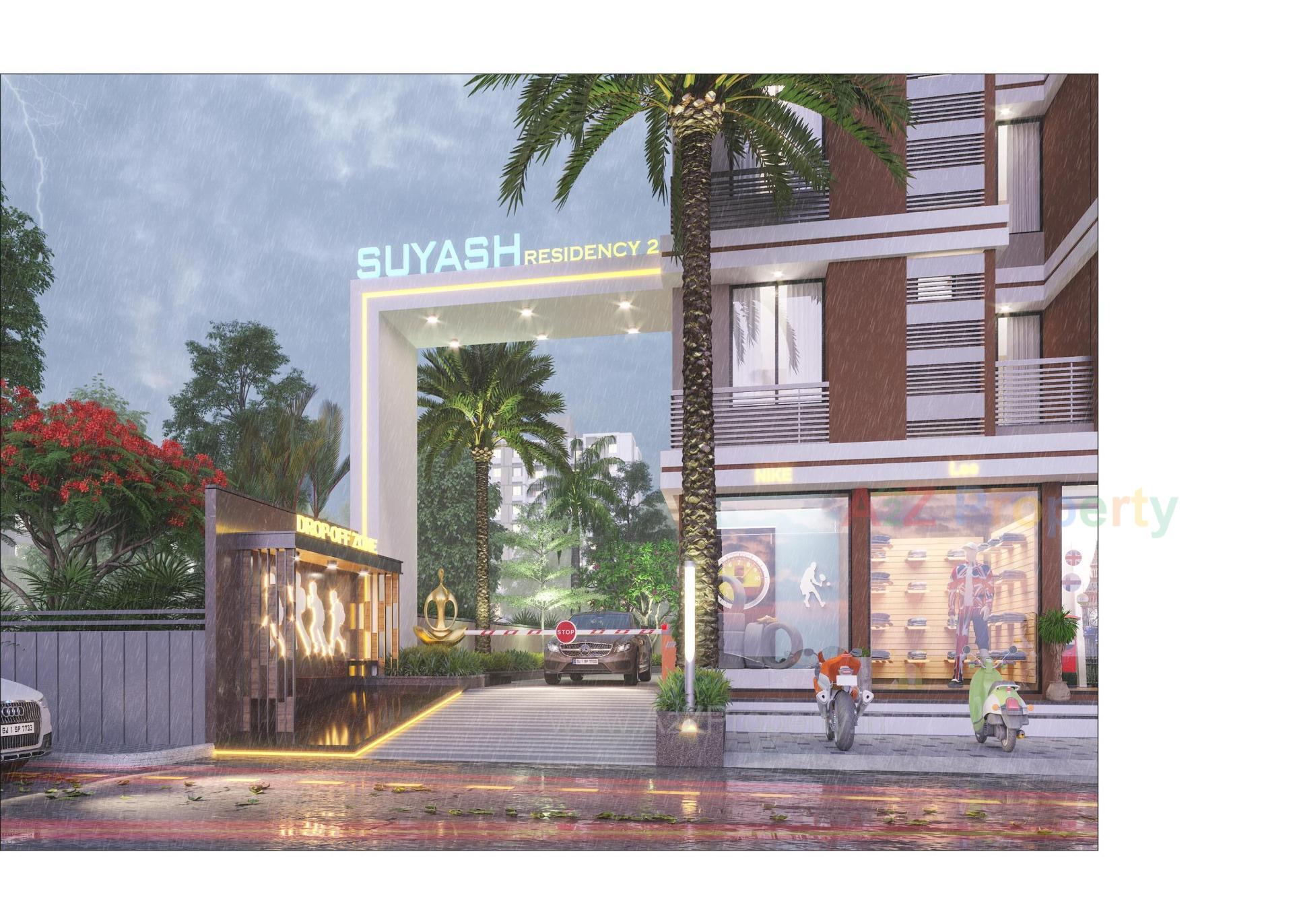 3D Elevation of real estate project Suyash Residency located at Ahmedabad, Ahmedabad, Gujarat