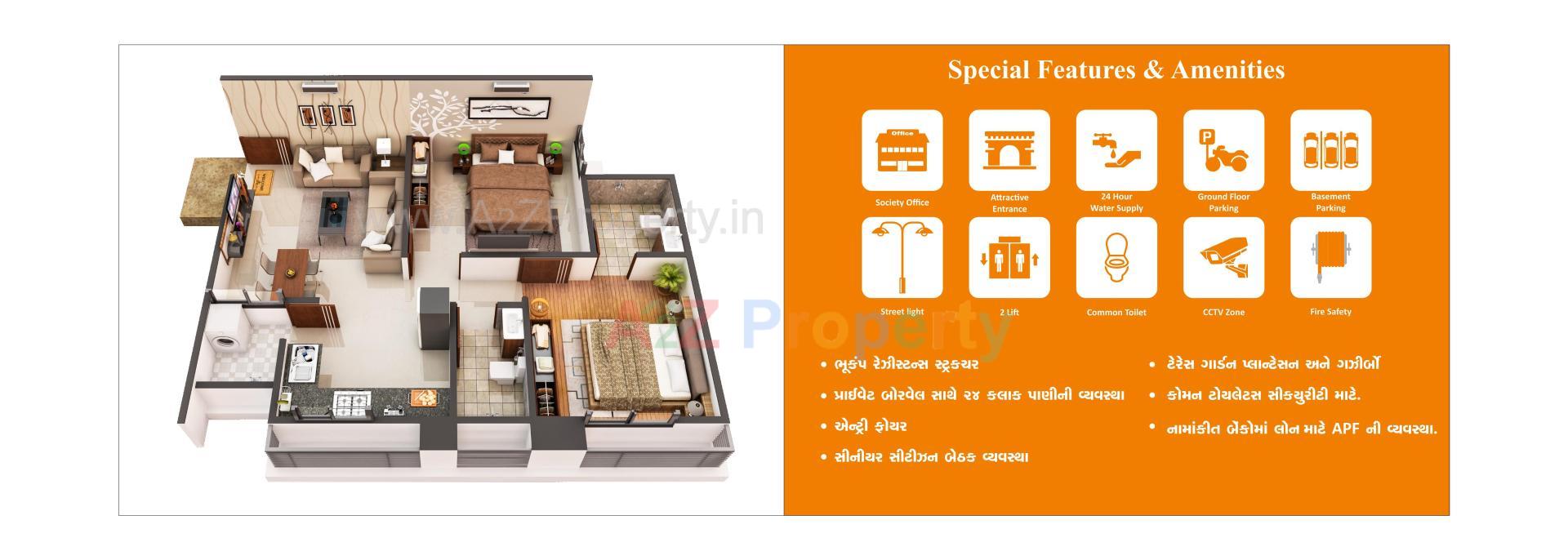 Layout of real estate project Suyash Residency located at Ahmedabad, Ahmedabad, Gujarat
