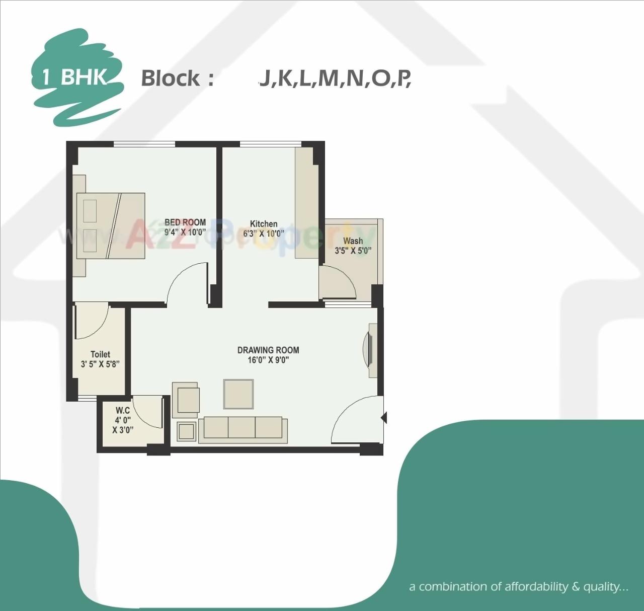 Layout of real estate project Svasaar Pravesh located at Gamdi, Ahmedabad, Gujarat