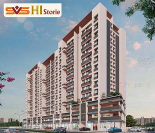 Elevation of real estate project Svs Hi Stories located at Chandlodia, Ahmedabad, Gujarat