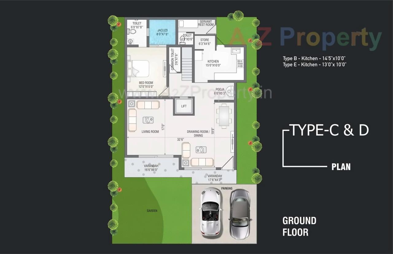 Layout of real estate project Swagat Baganville located at Shilaj, Ahmedabad, Gujarat