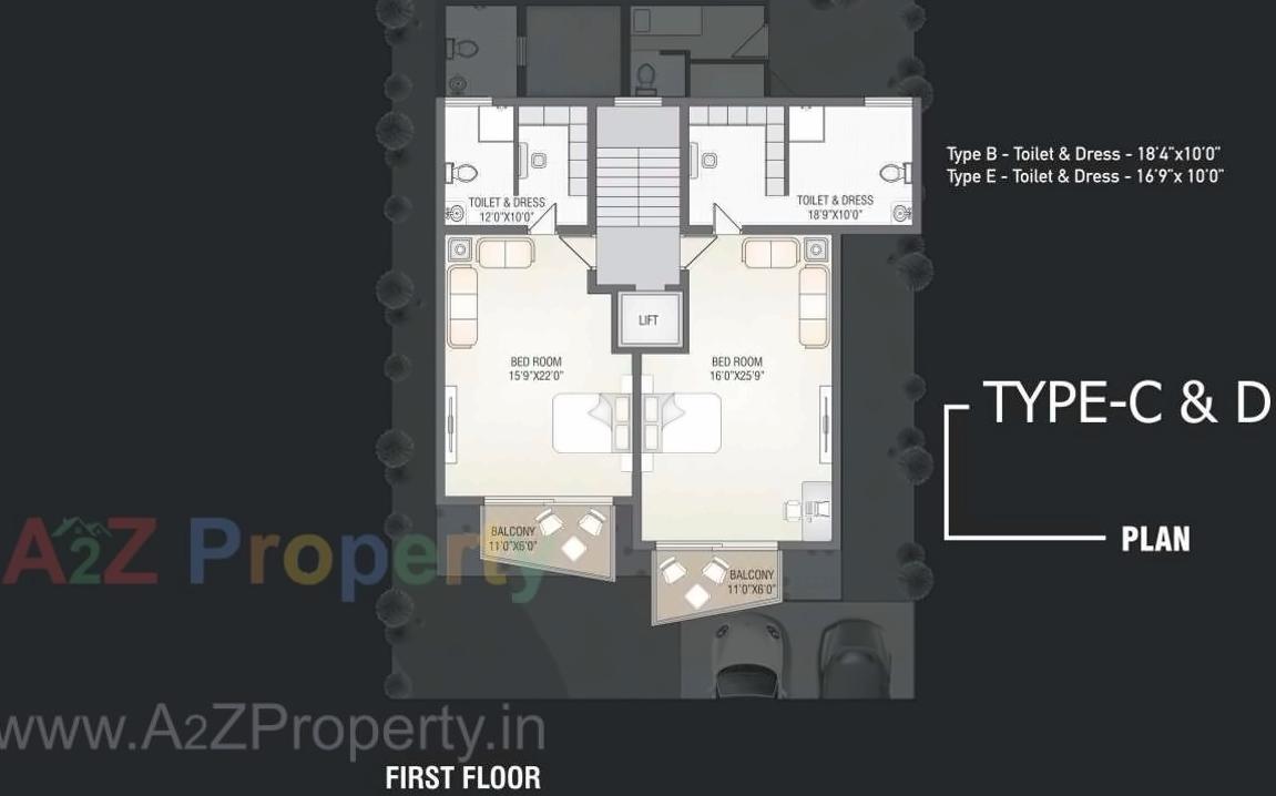 Layout of real estate project Swagat Baganville located at Shilaj, Ahmedabad, Gujarat