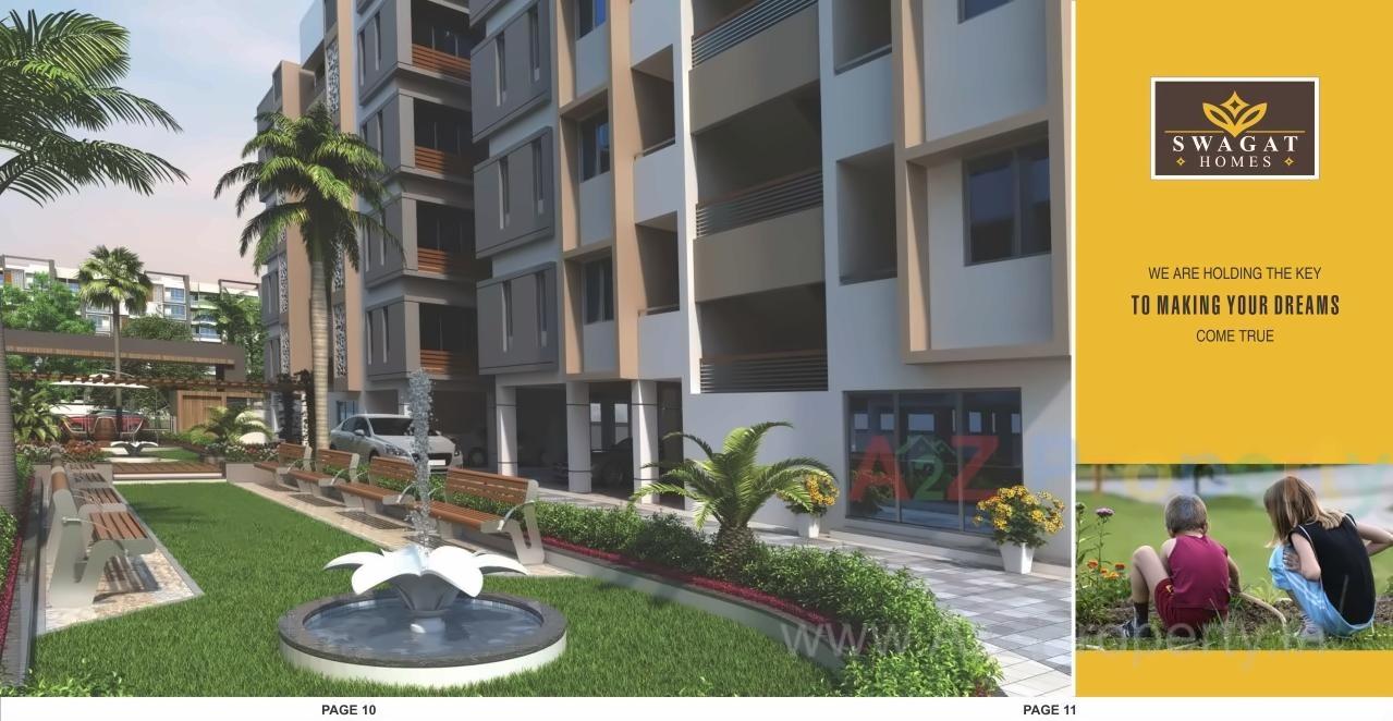 3D Elevation of real estate project Swagat Homes located at Bol, Ahmedabad, Gujarat