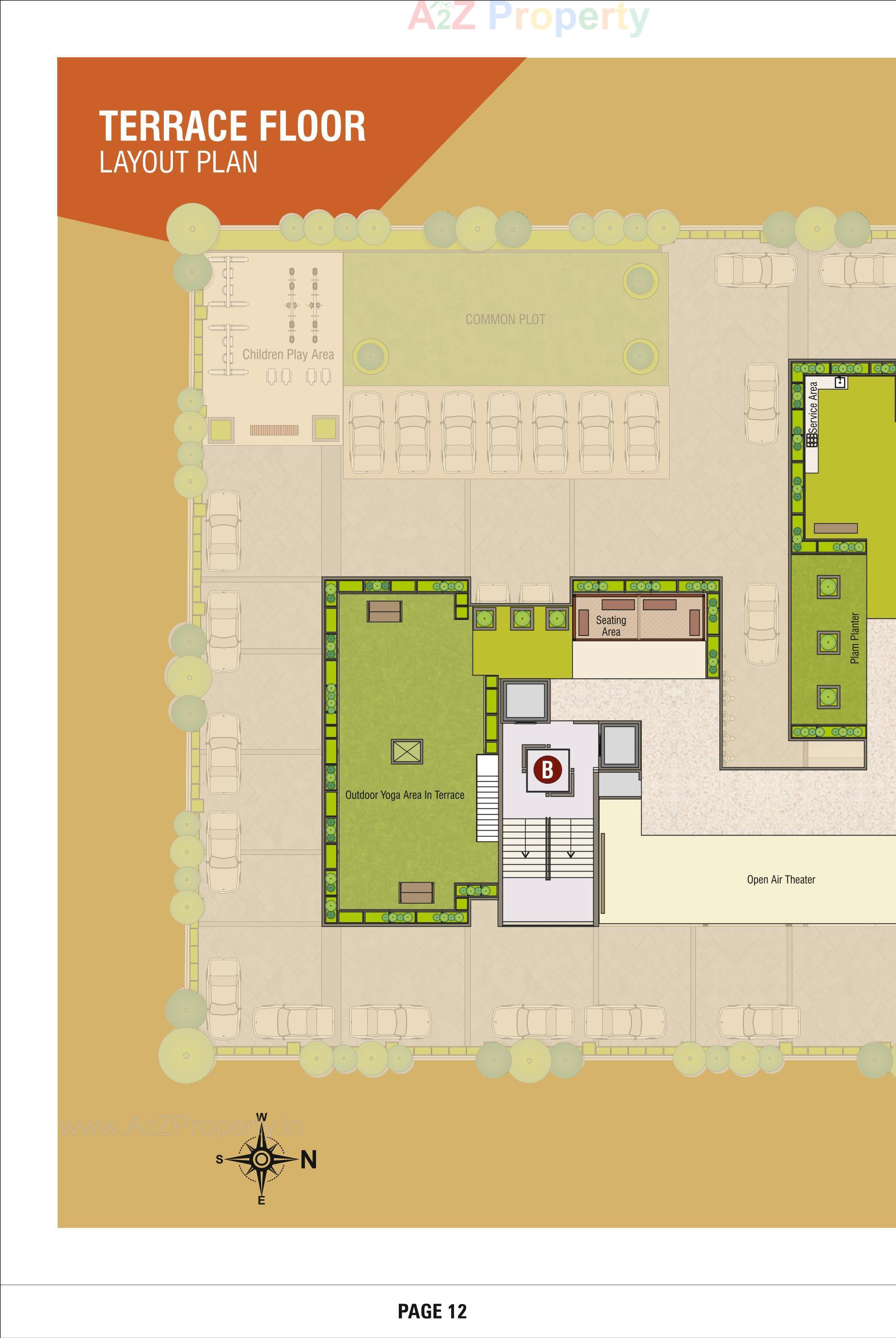 Layout of real estate project Swagatam located at Hanspura, Ahmedabad, Gujarat