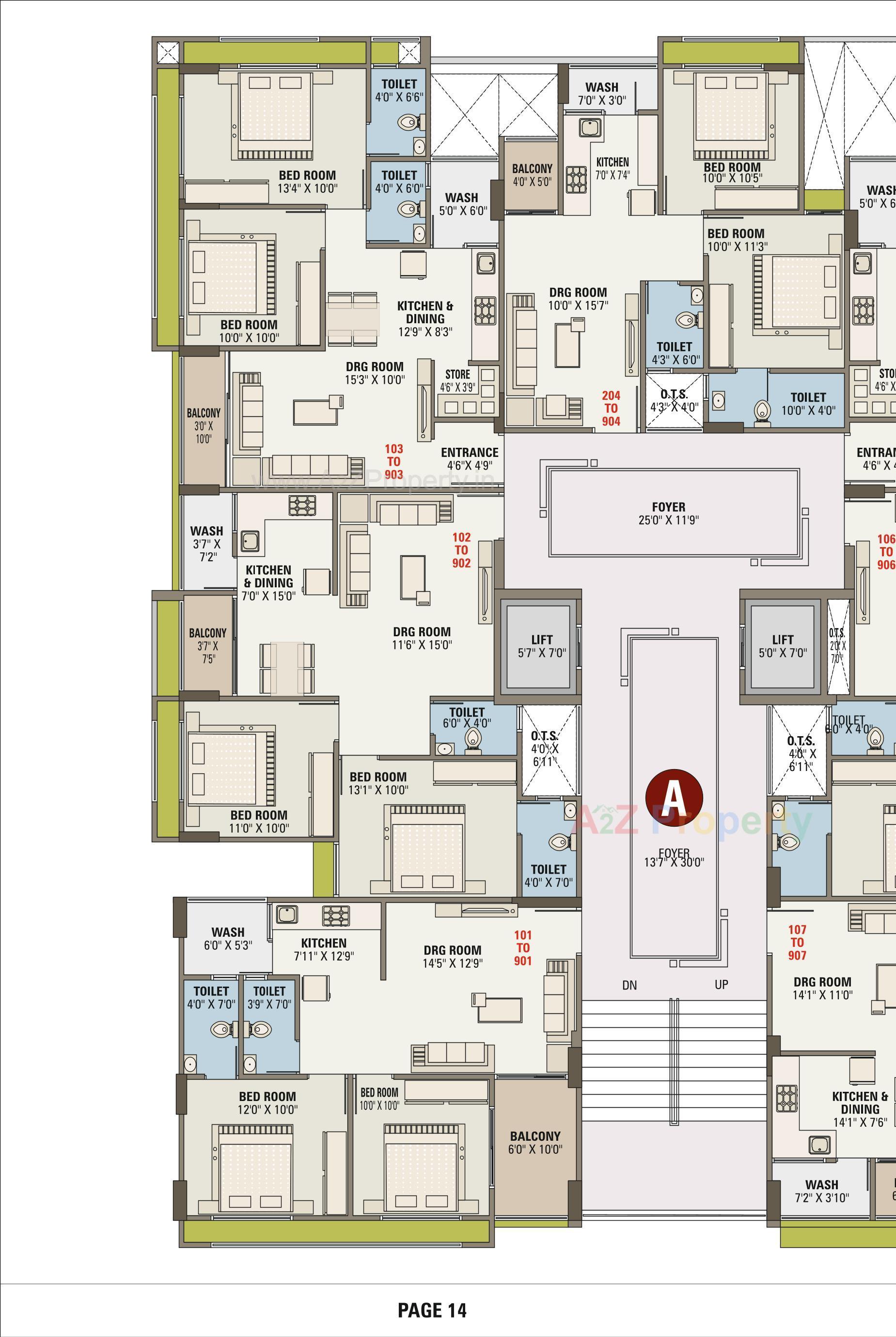 Layout of real estate project Swagatam located at Hanspura, Ahmedabad, Gujarat