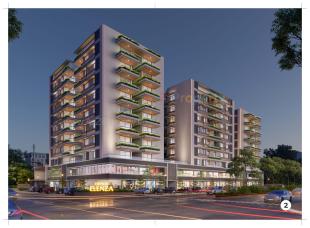 Elevation of real estate project Swagatam Elenza located at Hanspura, Ahmedabad, Gujarat