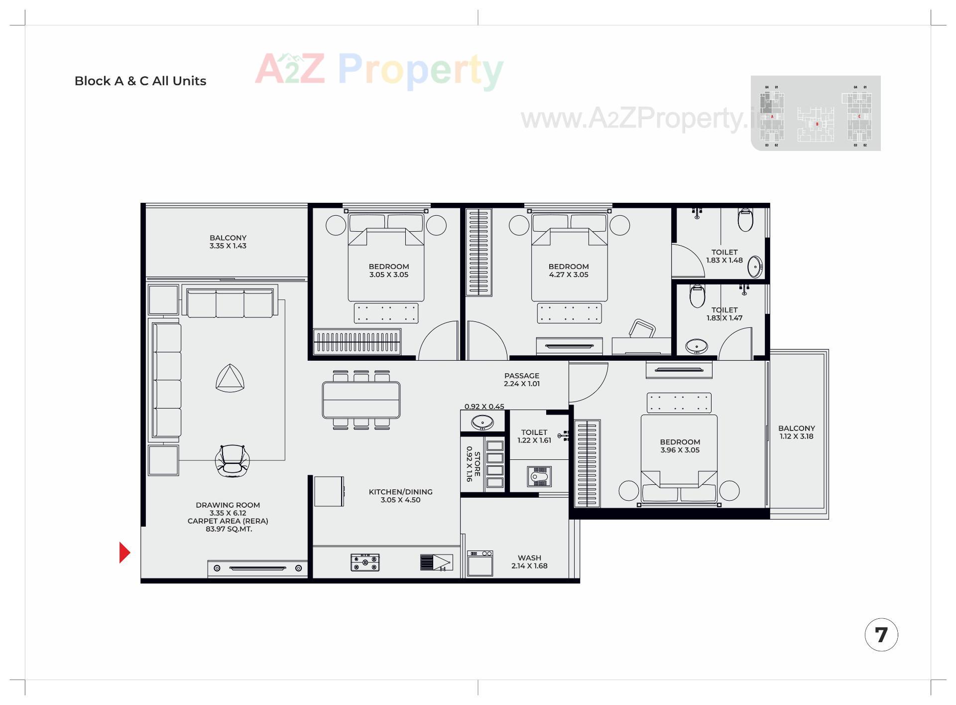 Layout of real estate project Swagatam Elenza located at Hanspura, Ahmedabad, Gujarat