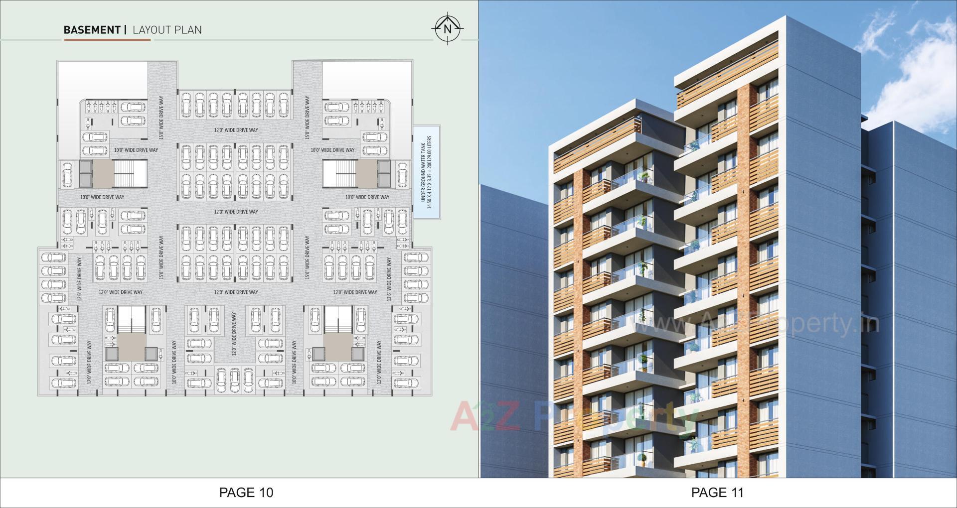 Layout of real estate project Swagatam Exotica located at Hanspura, Ahmedabad, Gujarat