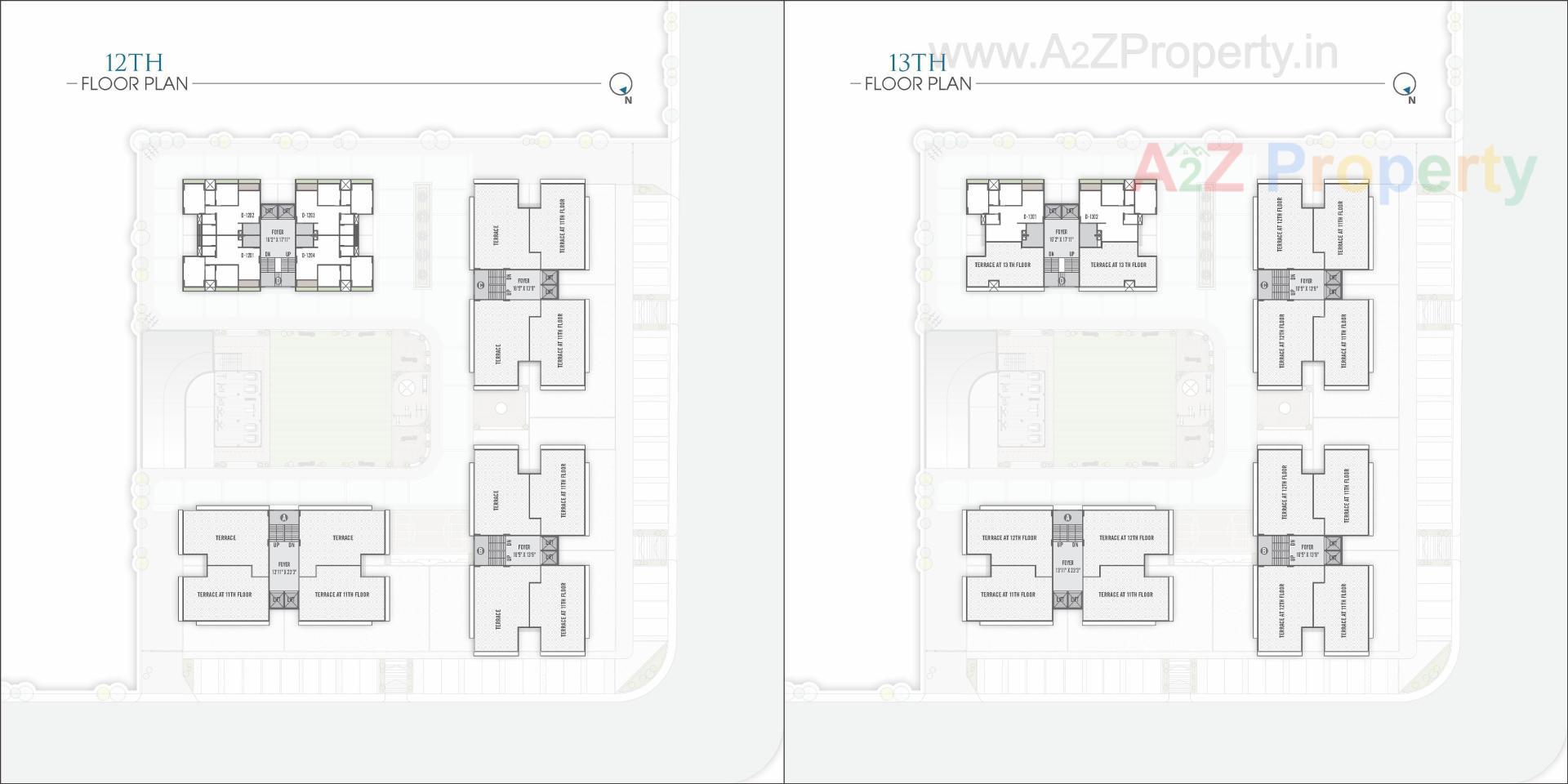 Layout of real estate project Swam Sky located at Gota, Ahmedabad, Gujarat