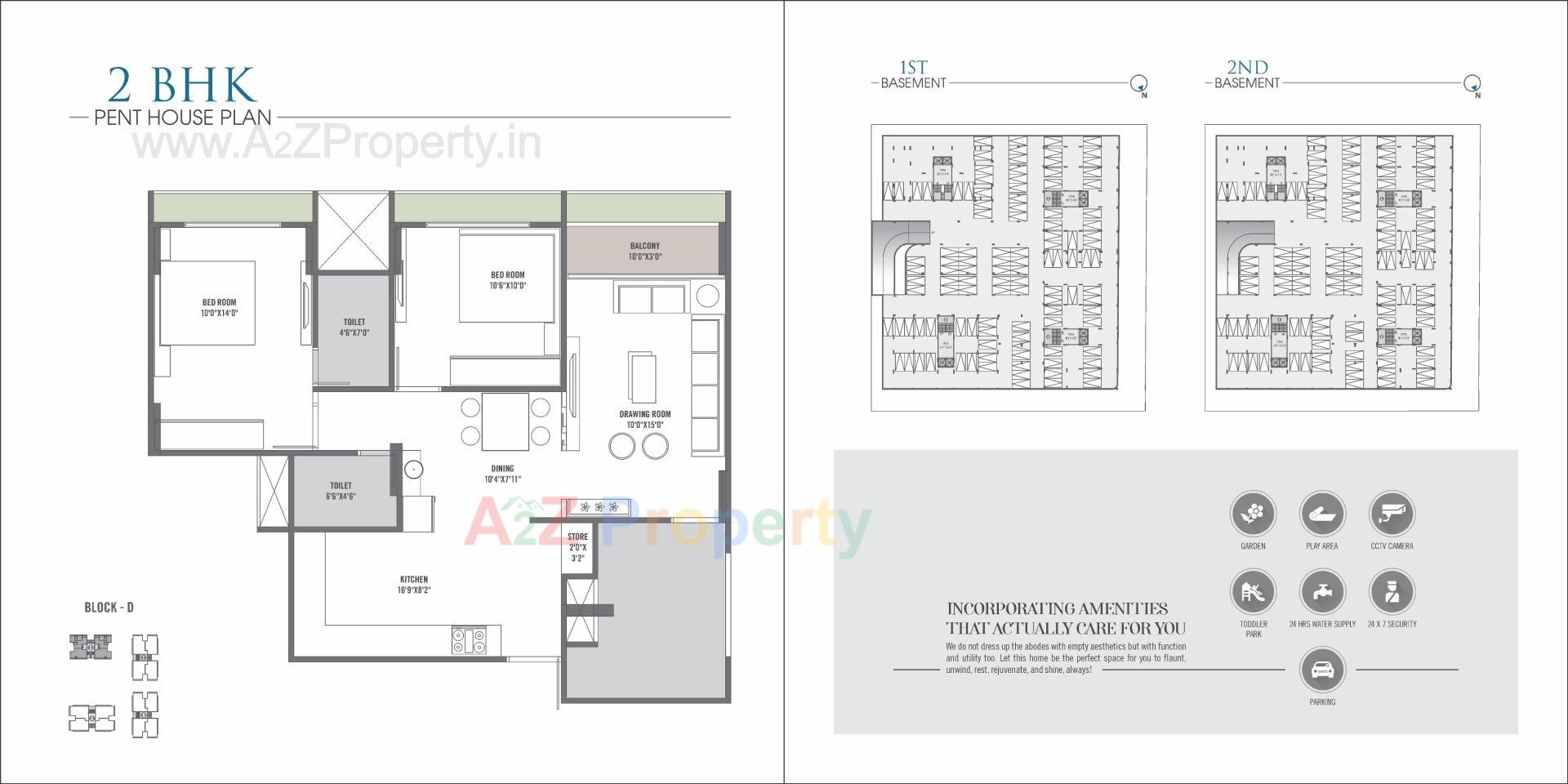 Layout of real estate project Swam Sky located at Gota, Ahmedabad, Gujarat