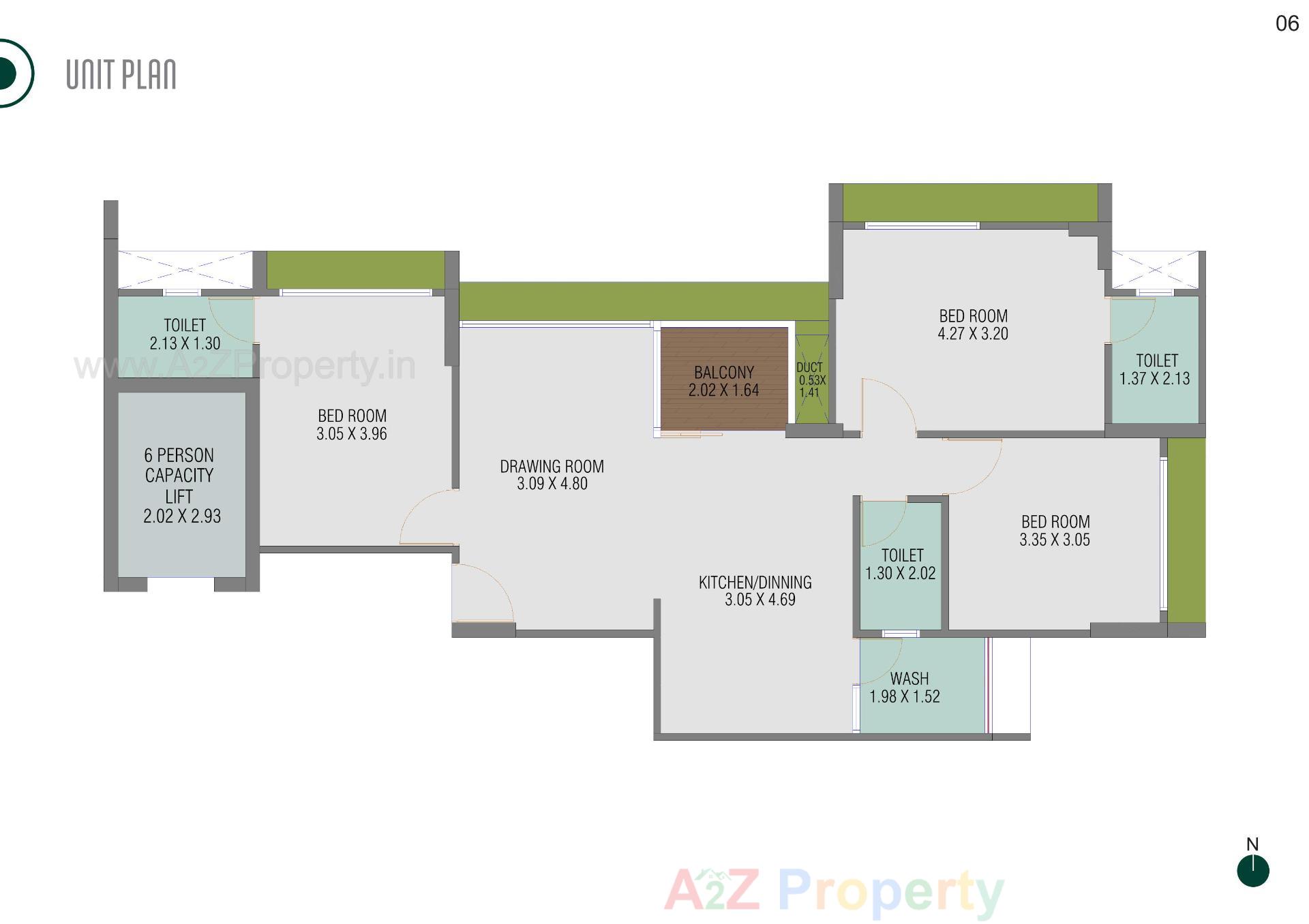 Layout of real estate project Swamaan Solaris located at Chandkheda, Ahmedabad, Gujarat
