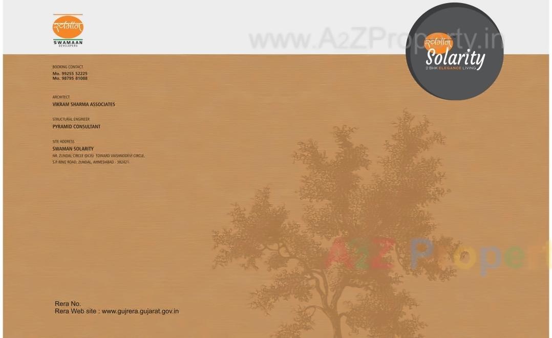  of real estate project Swamaan Solarity located at Zundal, Ahmedabad, Gujarat