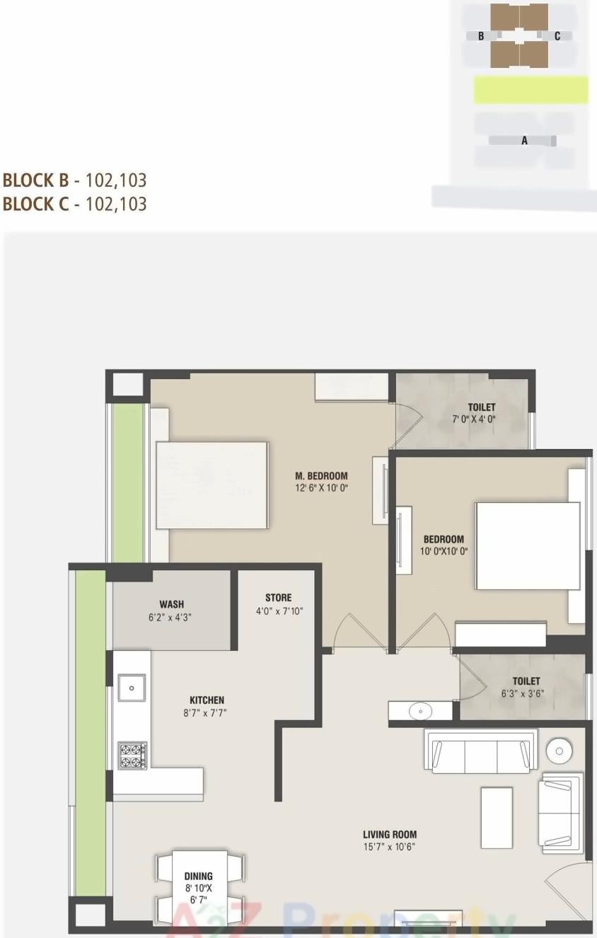 Layout of real estate project Swamaan Solarity located at Zundal, Ahmedabad, Gujarat