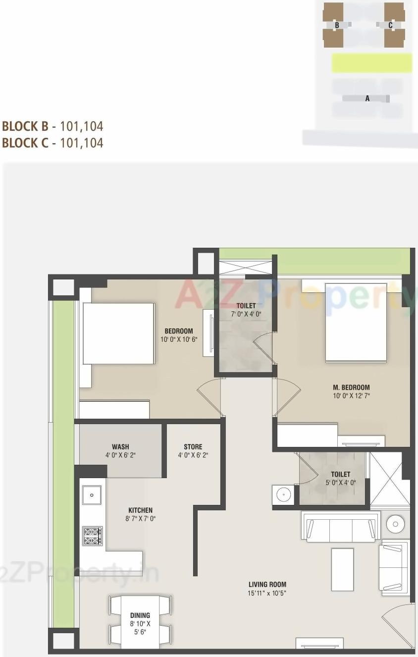 Layout of real estate project Swamaan Solarity located at Zundal, Ahmedabad, Gujarat