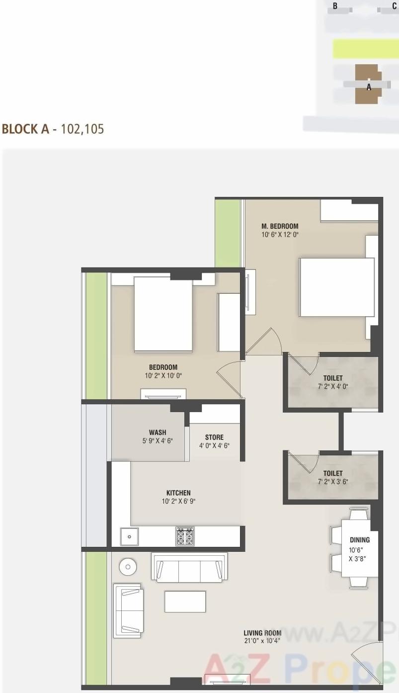 Layout of real estate project Swamaan Solarity located at Zundal, Ahmedabad, Gujarat