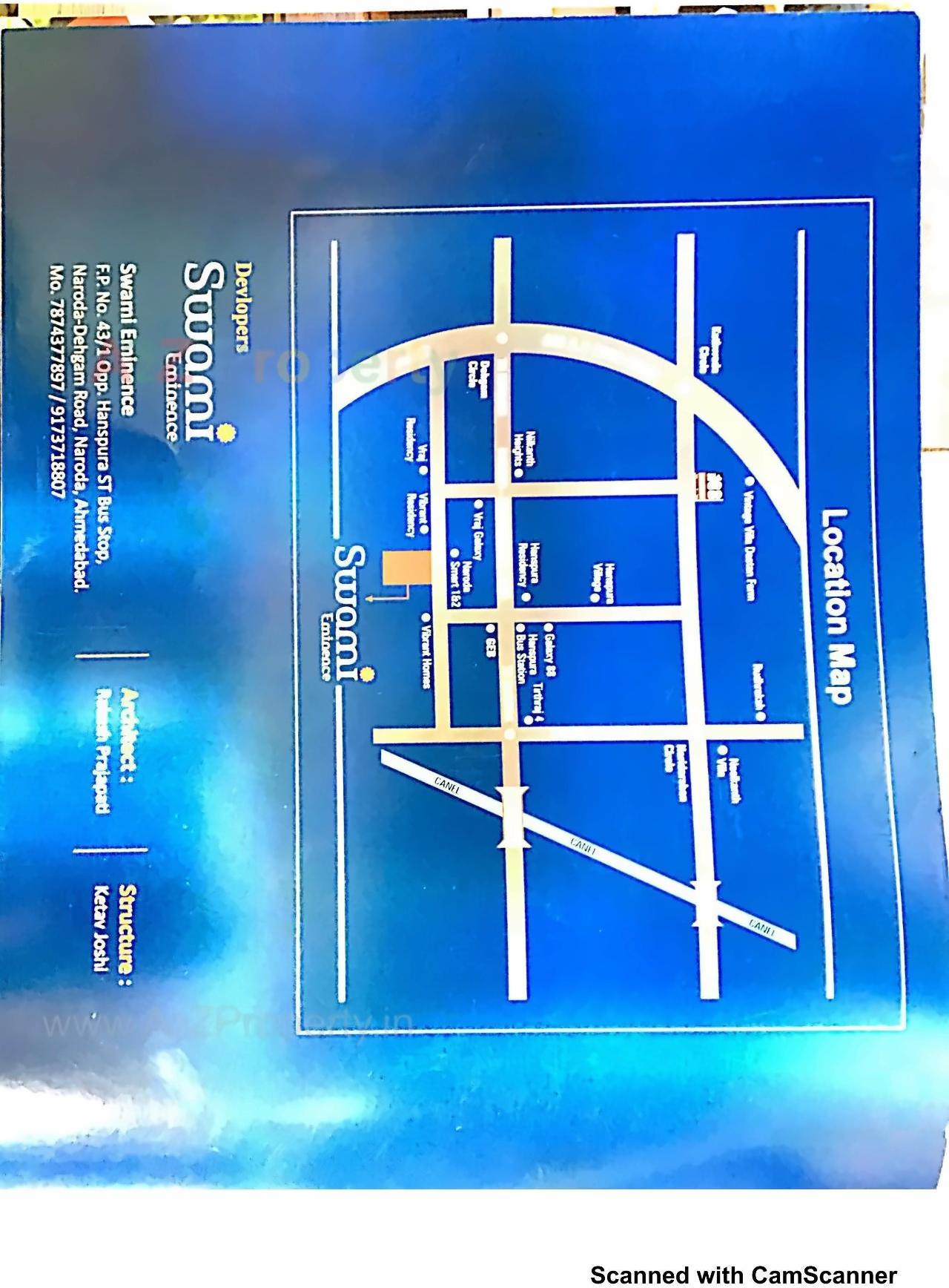  of real estate project Swami Eminence located at Hanspura, Ahmedabad, Gujarat