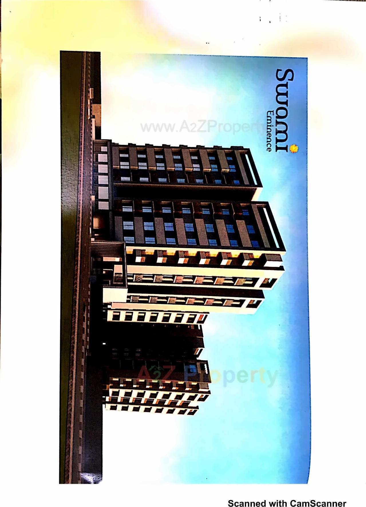 3D Elevation of real estate project Swami Eminence located at Hanspura, Ahmedabad, Gujarat