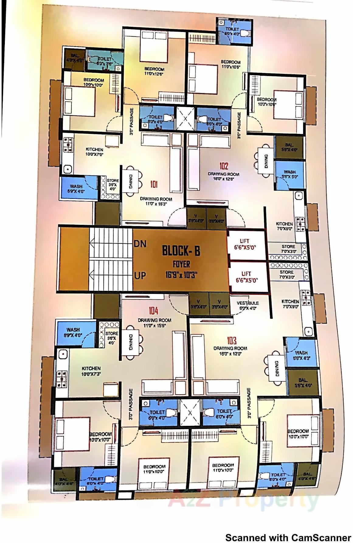 Layout of real estate project Swami Eminence located at Hanspura, Ahmedabad, Gujarat