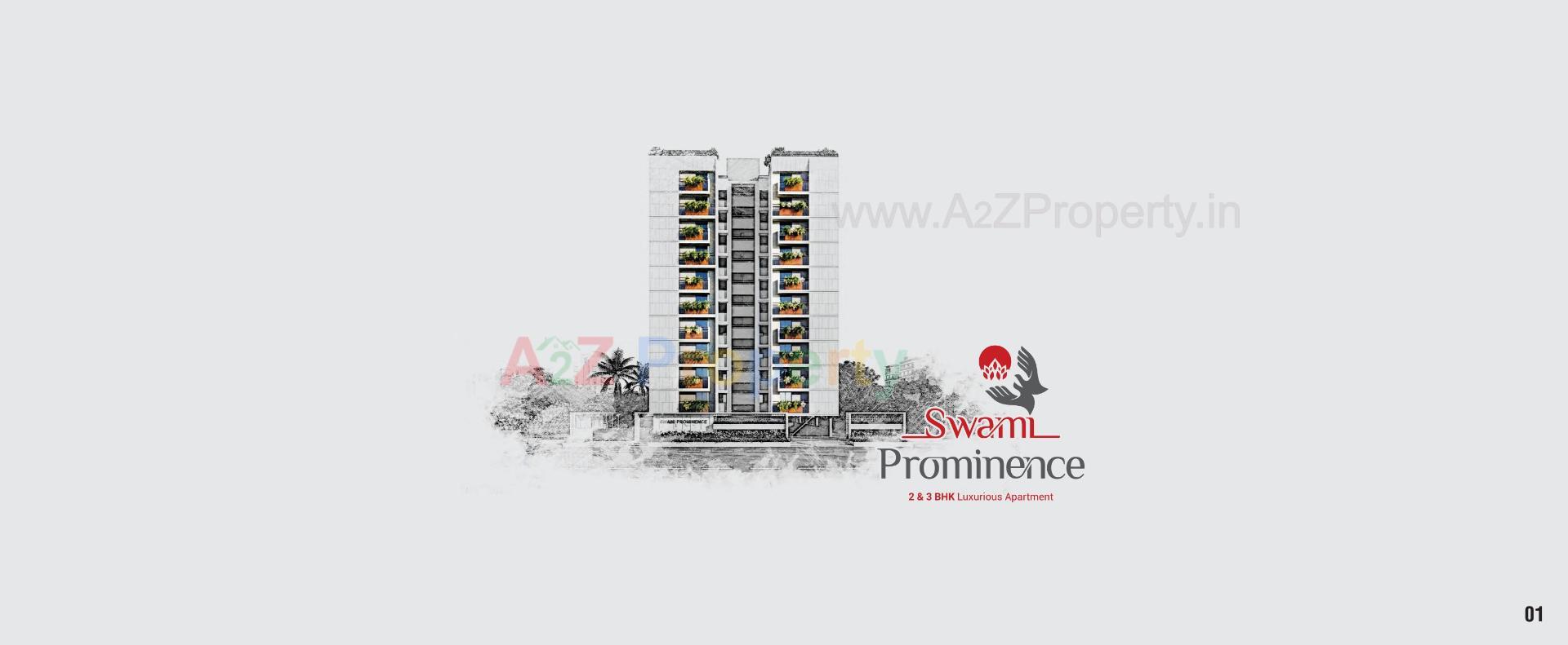  of real estate project Swami Prominence located at Hanspura, Ahmedabad, Gujarat