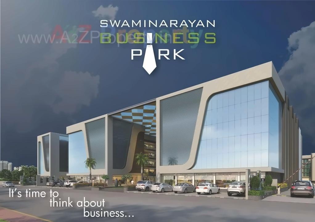 3D Elevation of real estate project Swaminarayan Business Park located at Narol, Ahmedabad, Gujarat