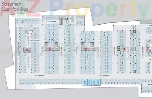 Layout of real estate project Swaminarayan Business Park located at Narol, Ahmedabad, Gujarat