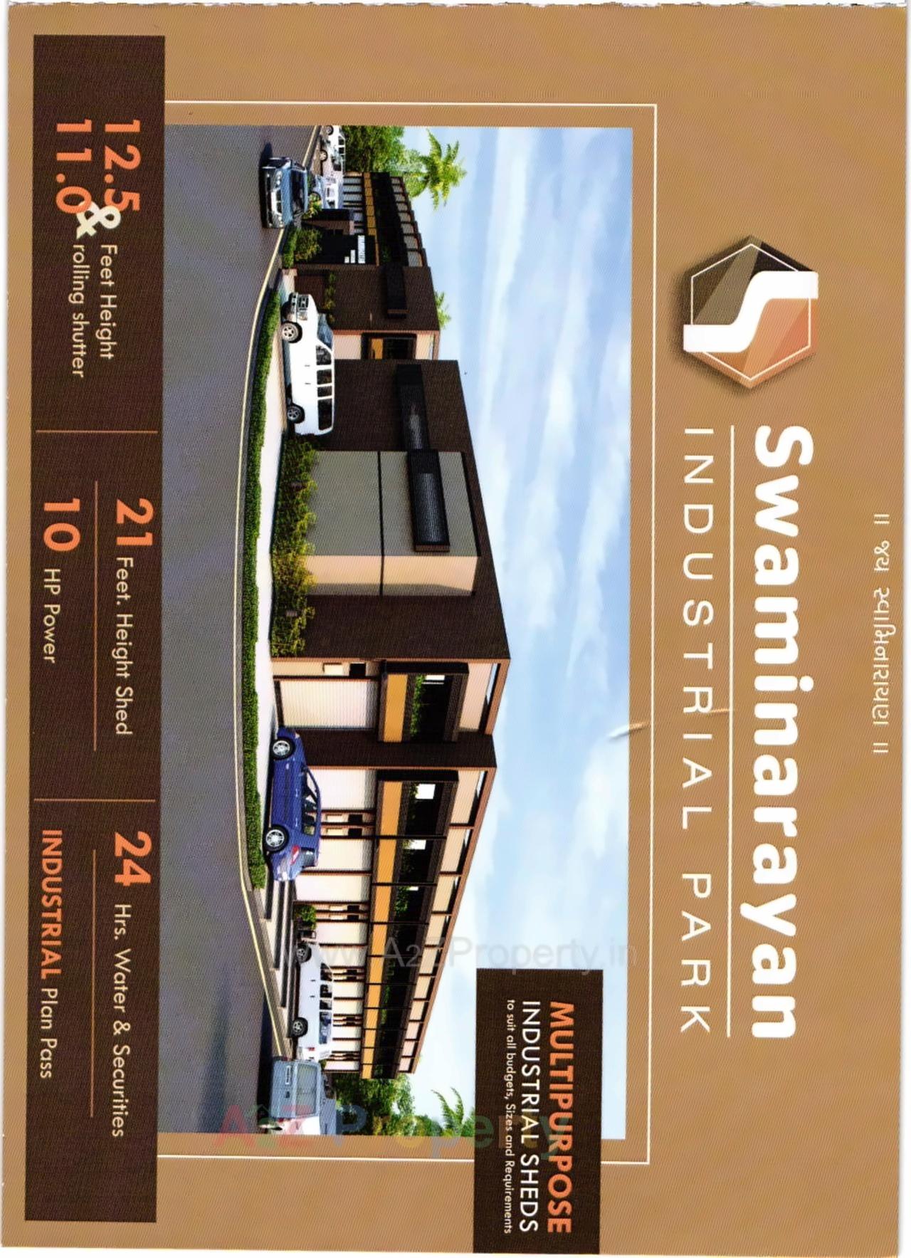 3D Elevation of real estate project Swaminarayan Industrial Park located at Kathwada, Ahmedabad, Gujarat